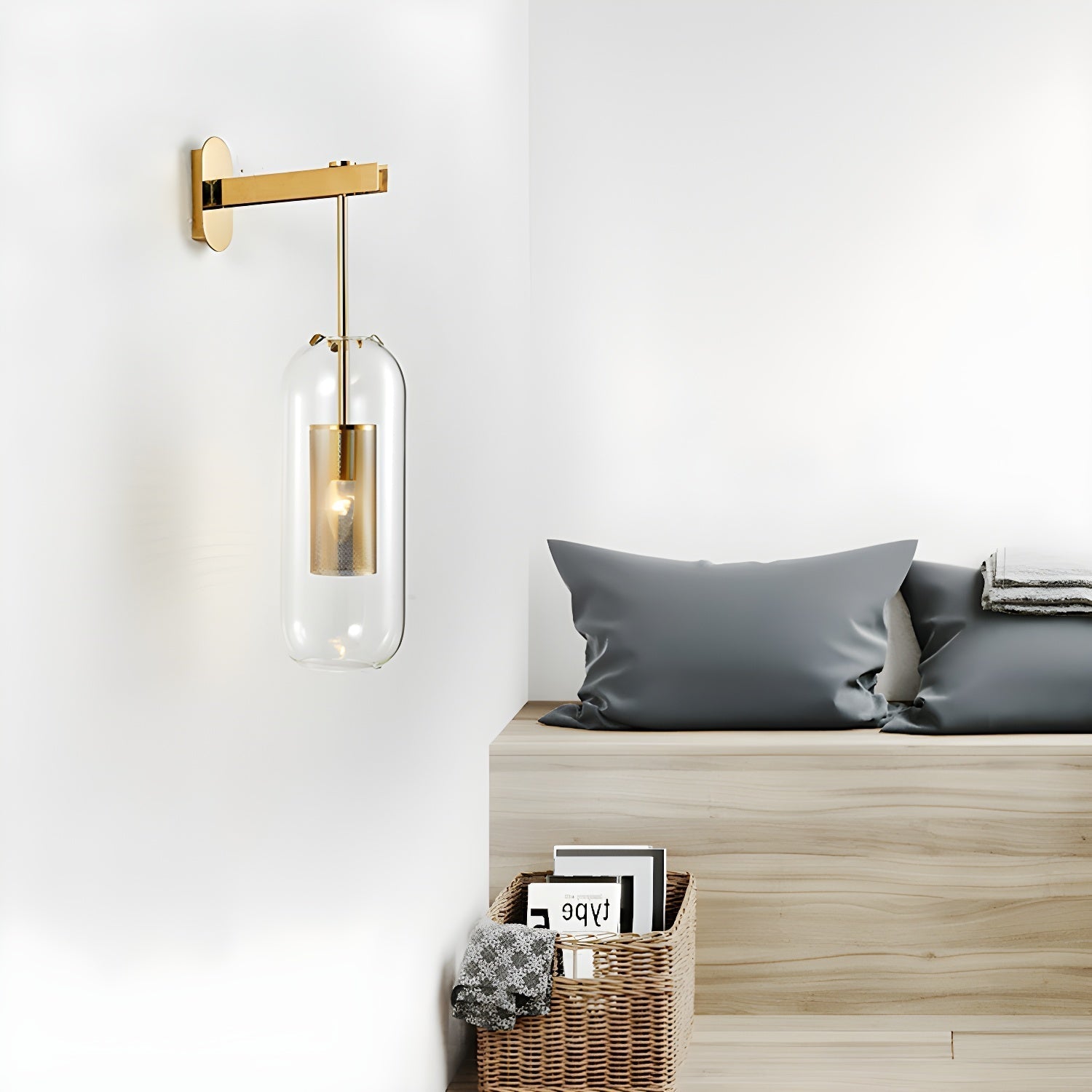 Kalem Premium Nordic Art Glass Wall Lamp-Neutral Decor