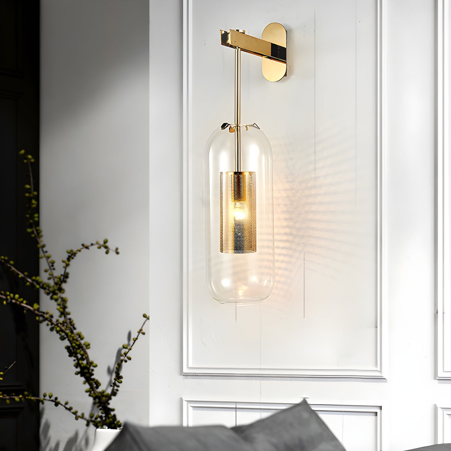 Kalem Premium Nordic Art Glass Wall Lamp-Neutral Decor