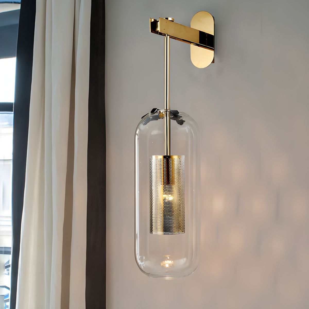 Kalem Premium Nordic Art Glass Wall Lamp-Neutral Decor