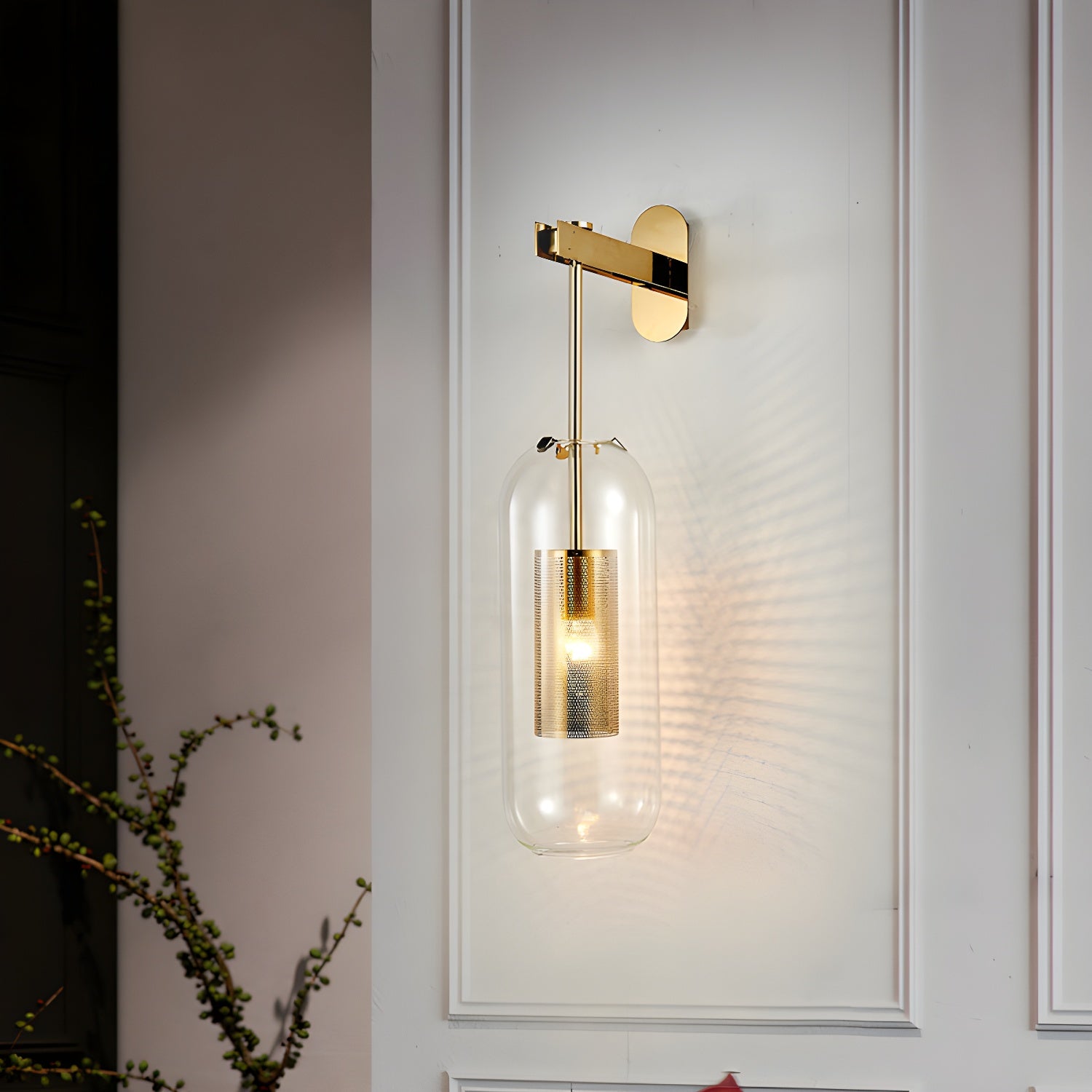 Kalem Premium Nordic Art Glass Wall Lamp-Neutral Decor