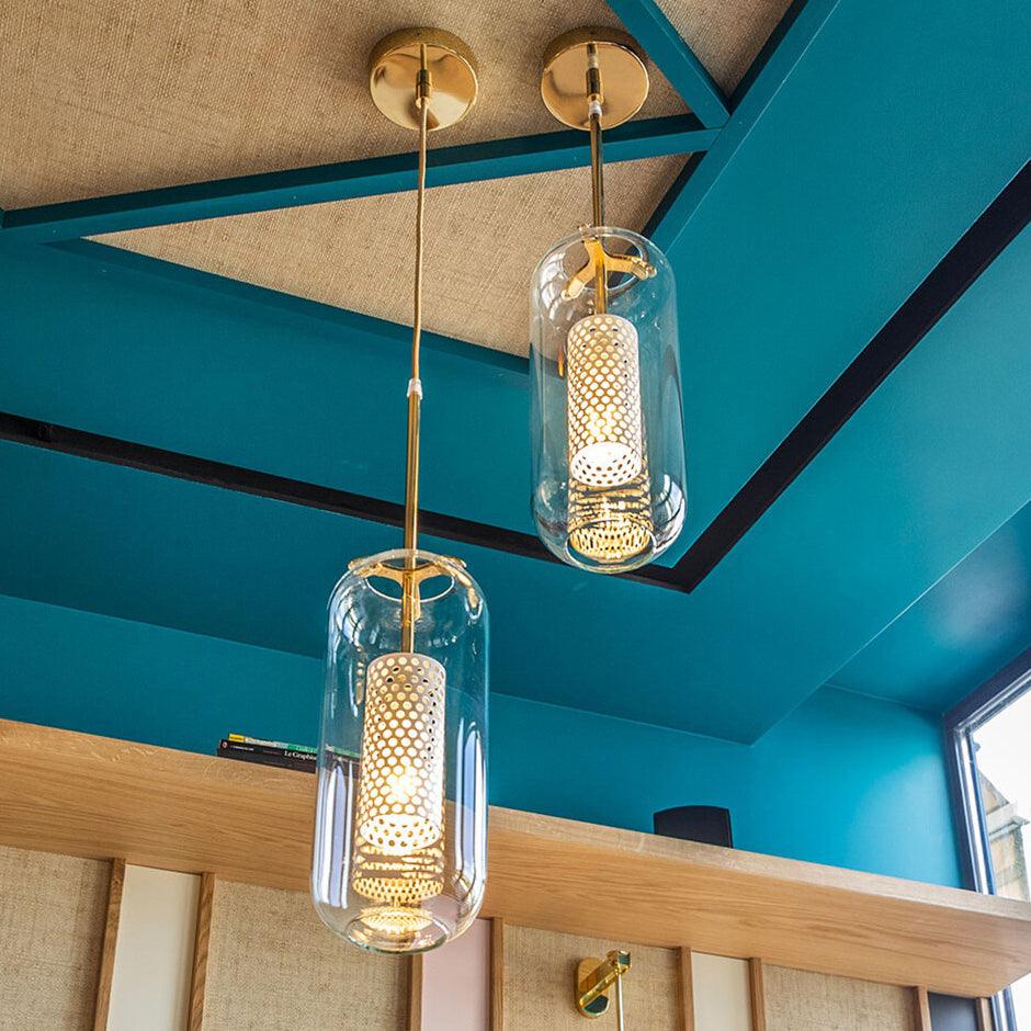 Sypharil Minimalist Glass Pendant Light-Neutral Decor