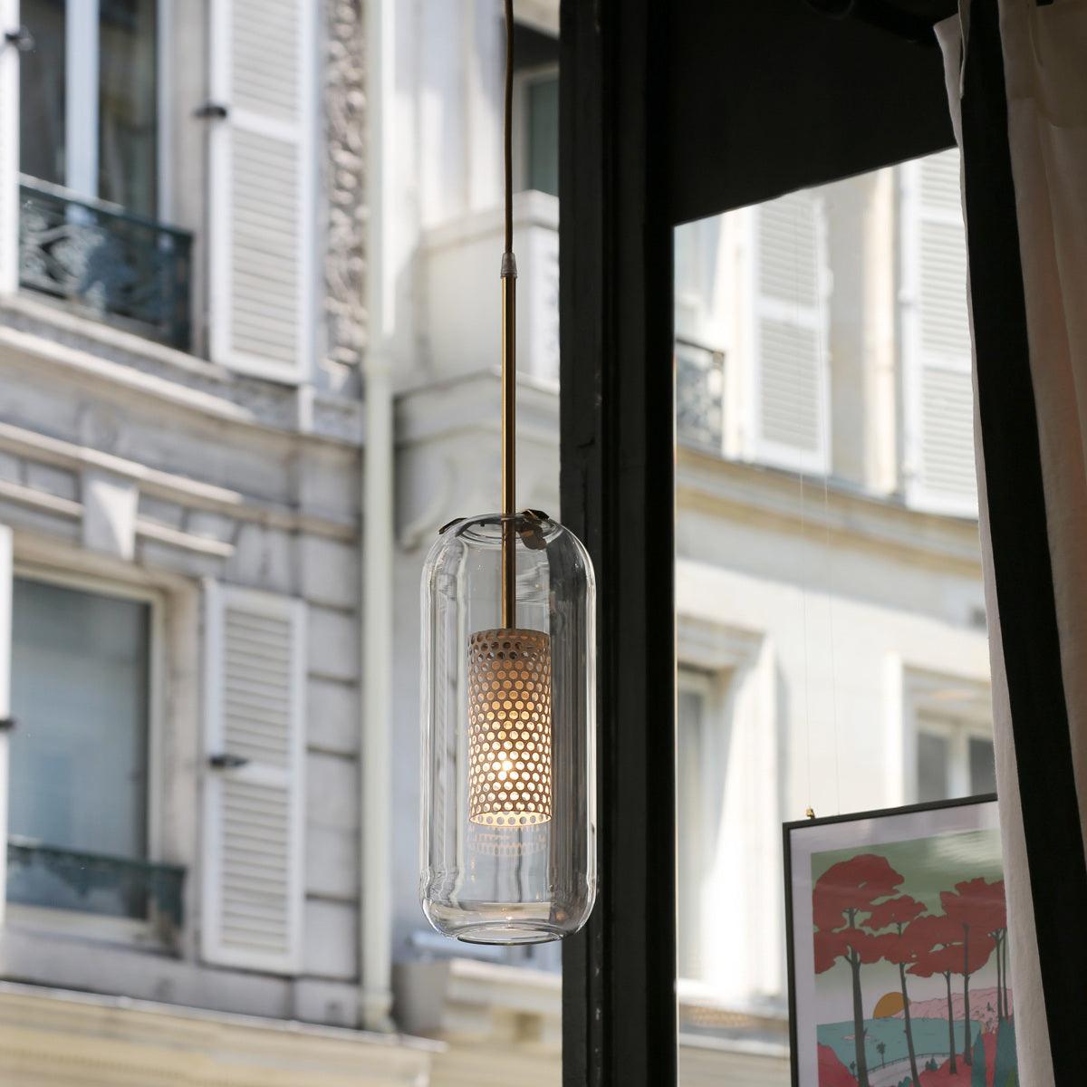 Sypharil Minimalist Glass Pendant Light-Neutral Decor