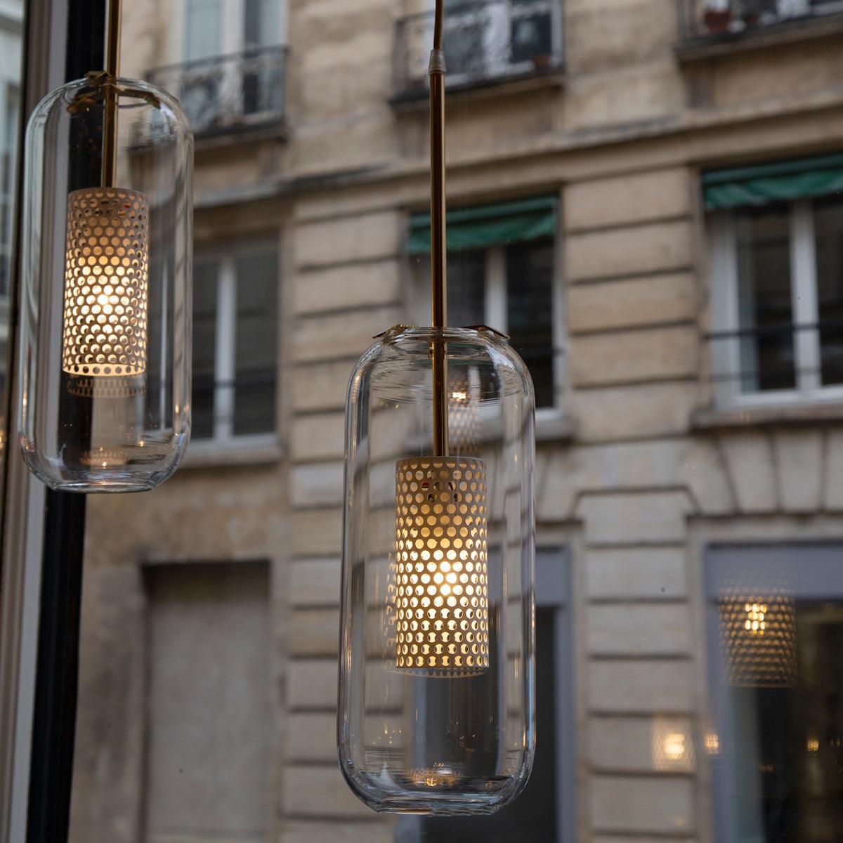 Sypharil Minimalist Glass Pendant Light-Neutral Decor