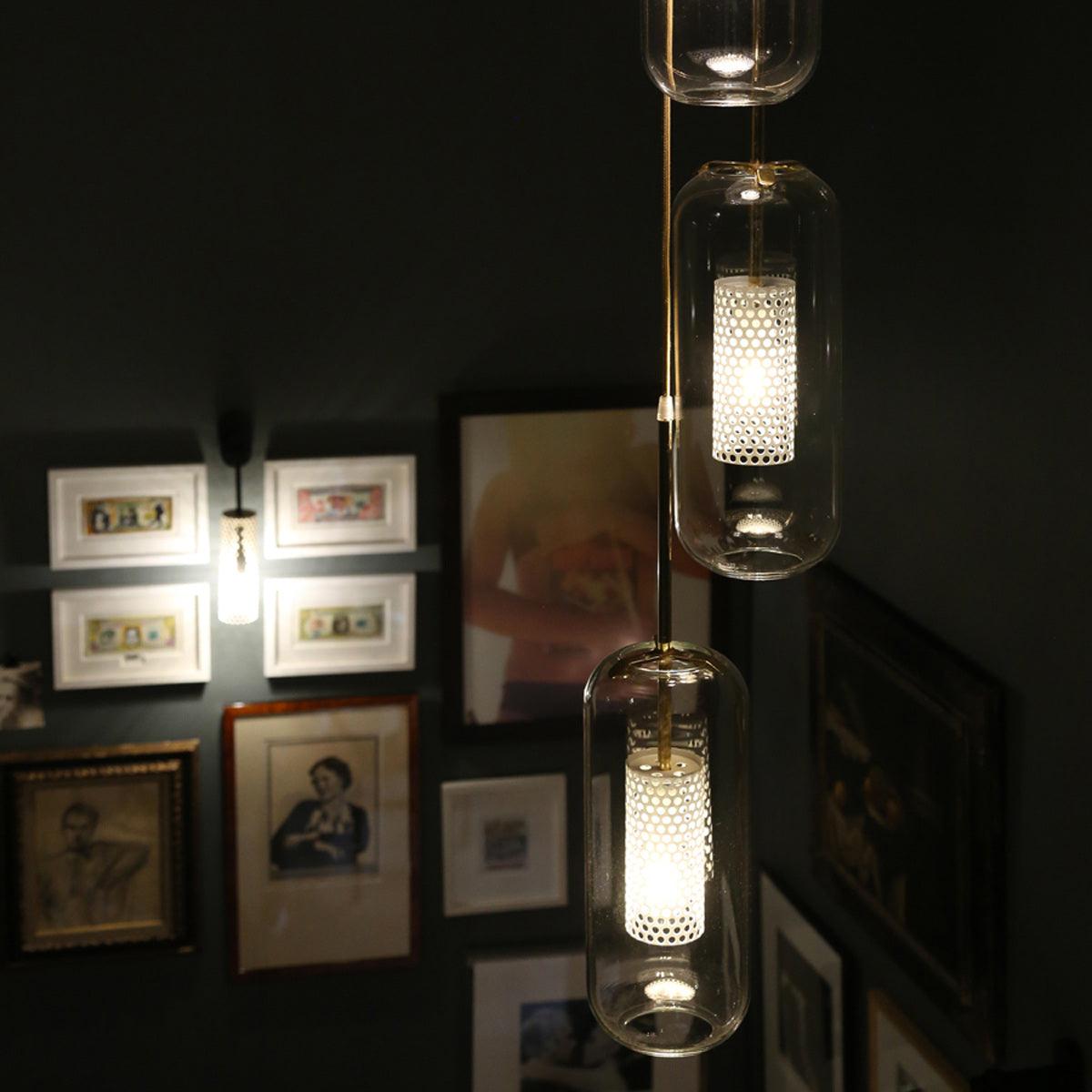 Sypharil Minimalist Glass Pendant Light-Neutral Decor