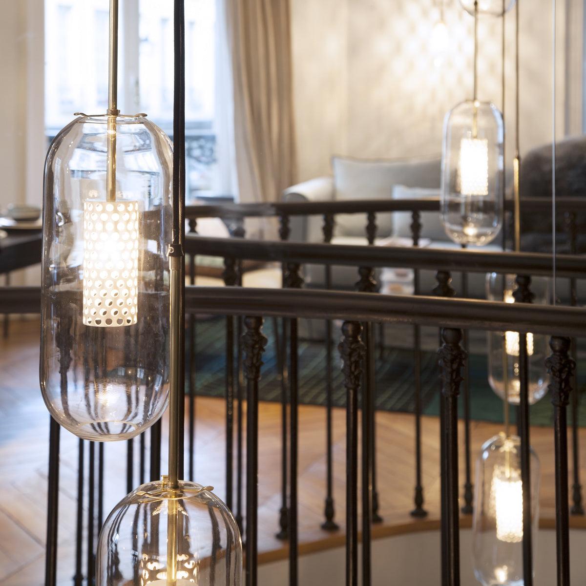 Sypharil Minimalist Glass Pendant Light-Neutral Decor