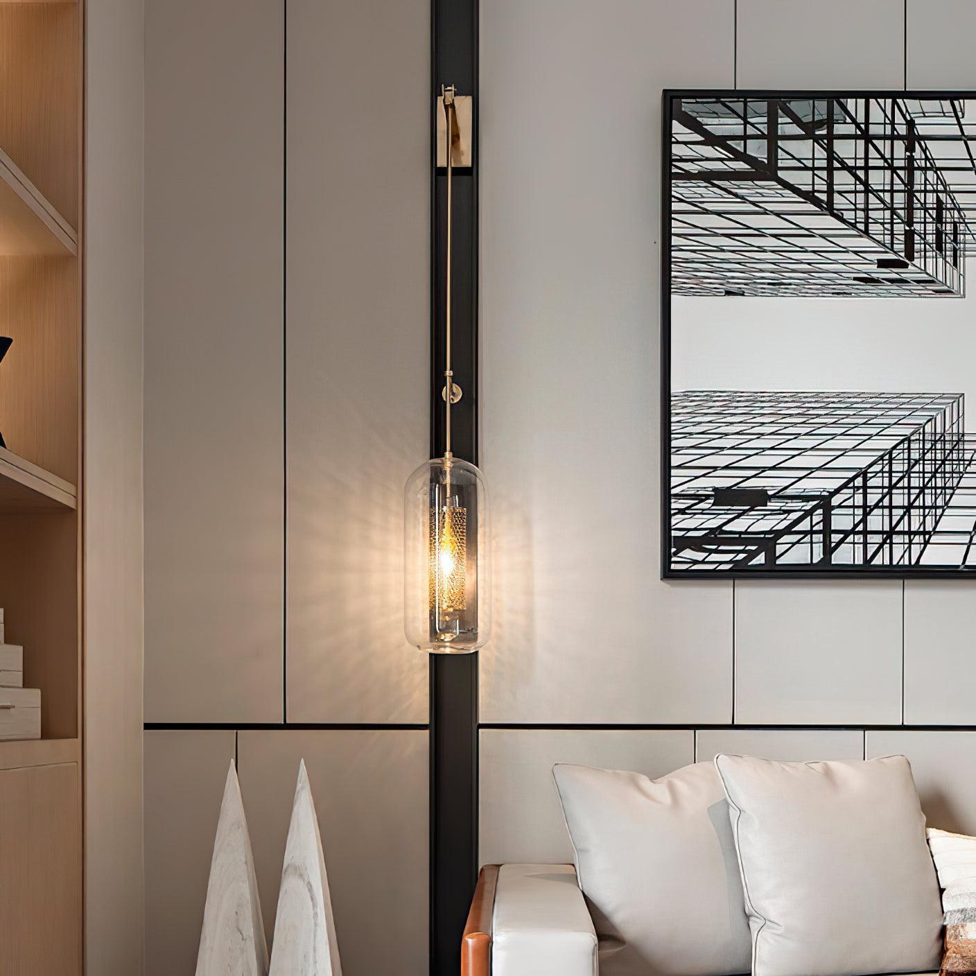 Dae Modern Minimalist Glass Wall Lamp-Neutral Decor