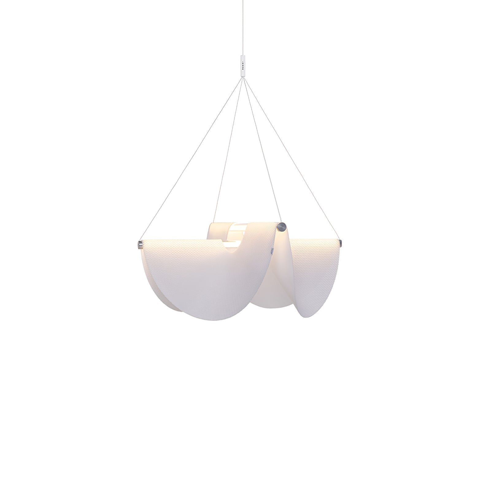 Dluxen Postmodern Luxury Ribbon Pendant Lamp-Neutral Decor