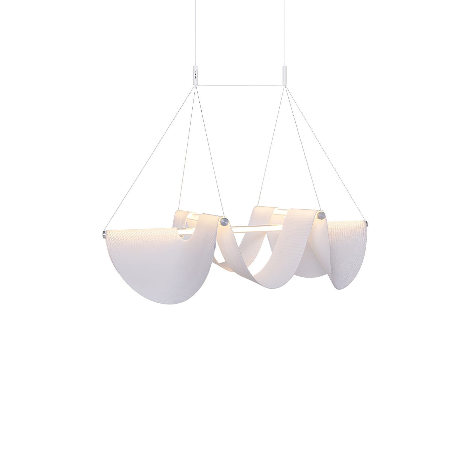 Dluxen Postmodern Luxury Ribbon Pendant Lamp-Neutral Decor
