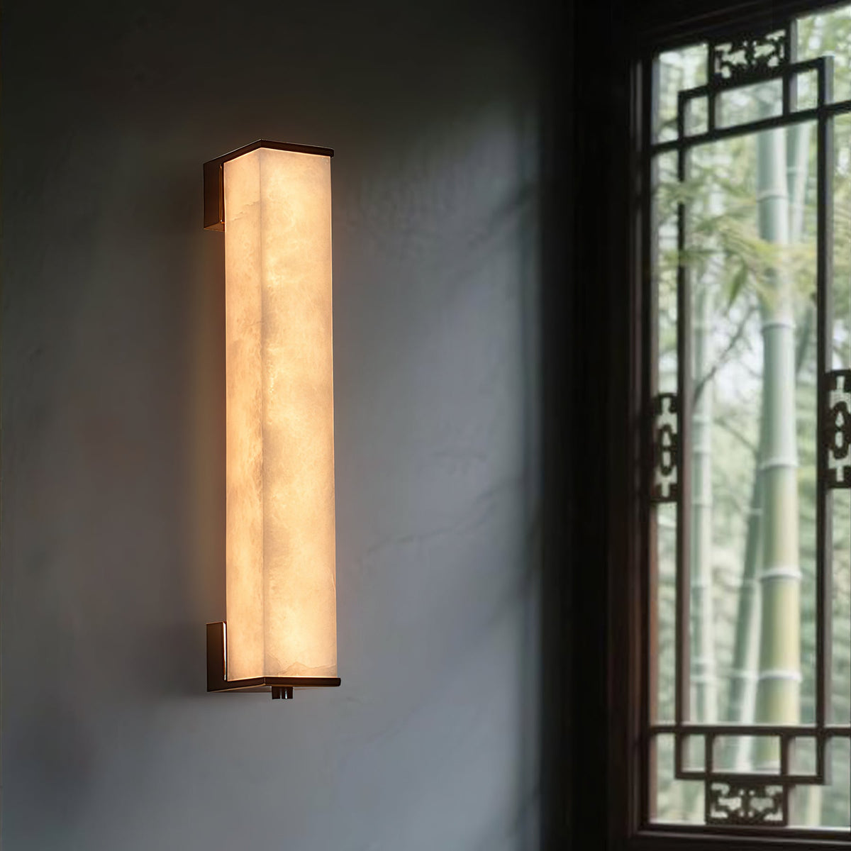 Norleigh Alabaster Wall Sconce