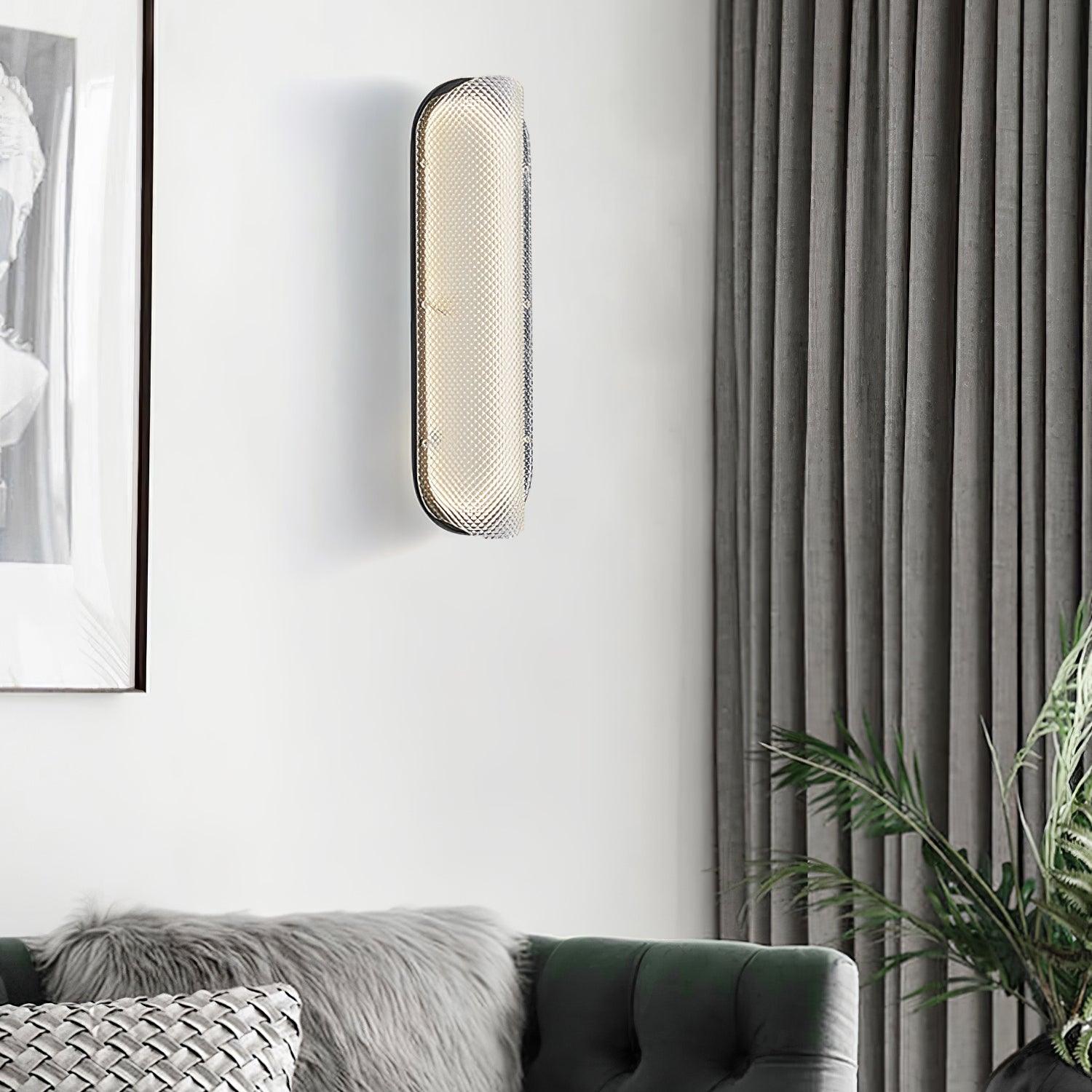 Virixy Glass Industrial Wall Lamp-Neutral Decor