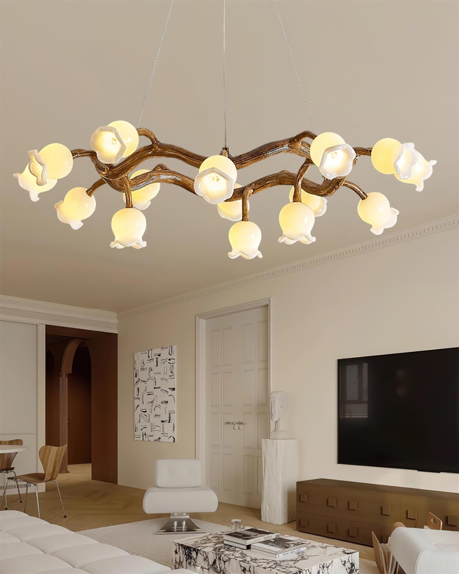 Alva Flowers Chandelier