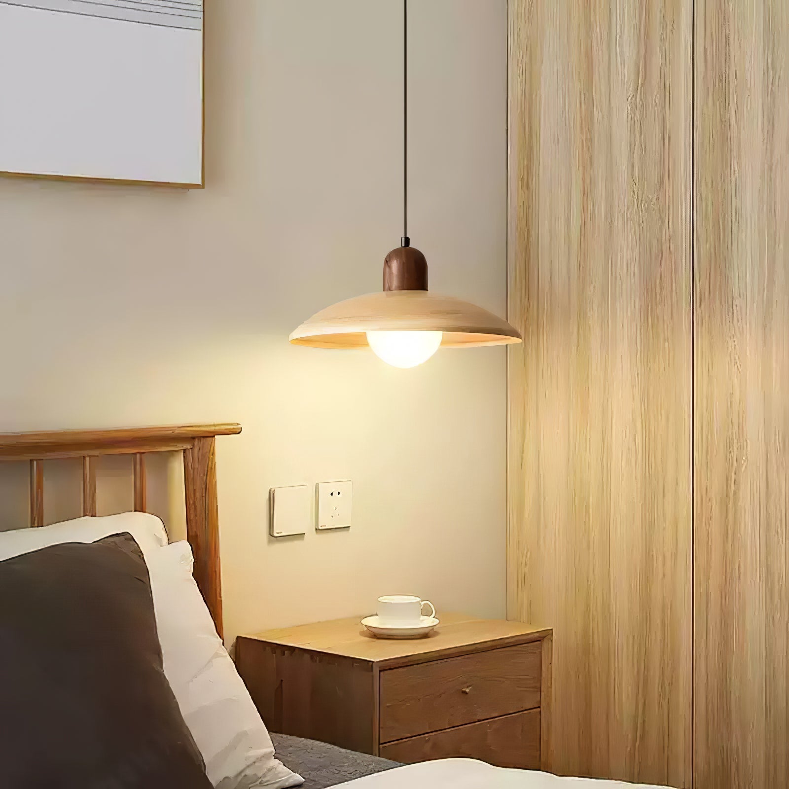 Virel PE Retro Pendant Light-Neutral Decor