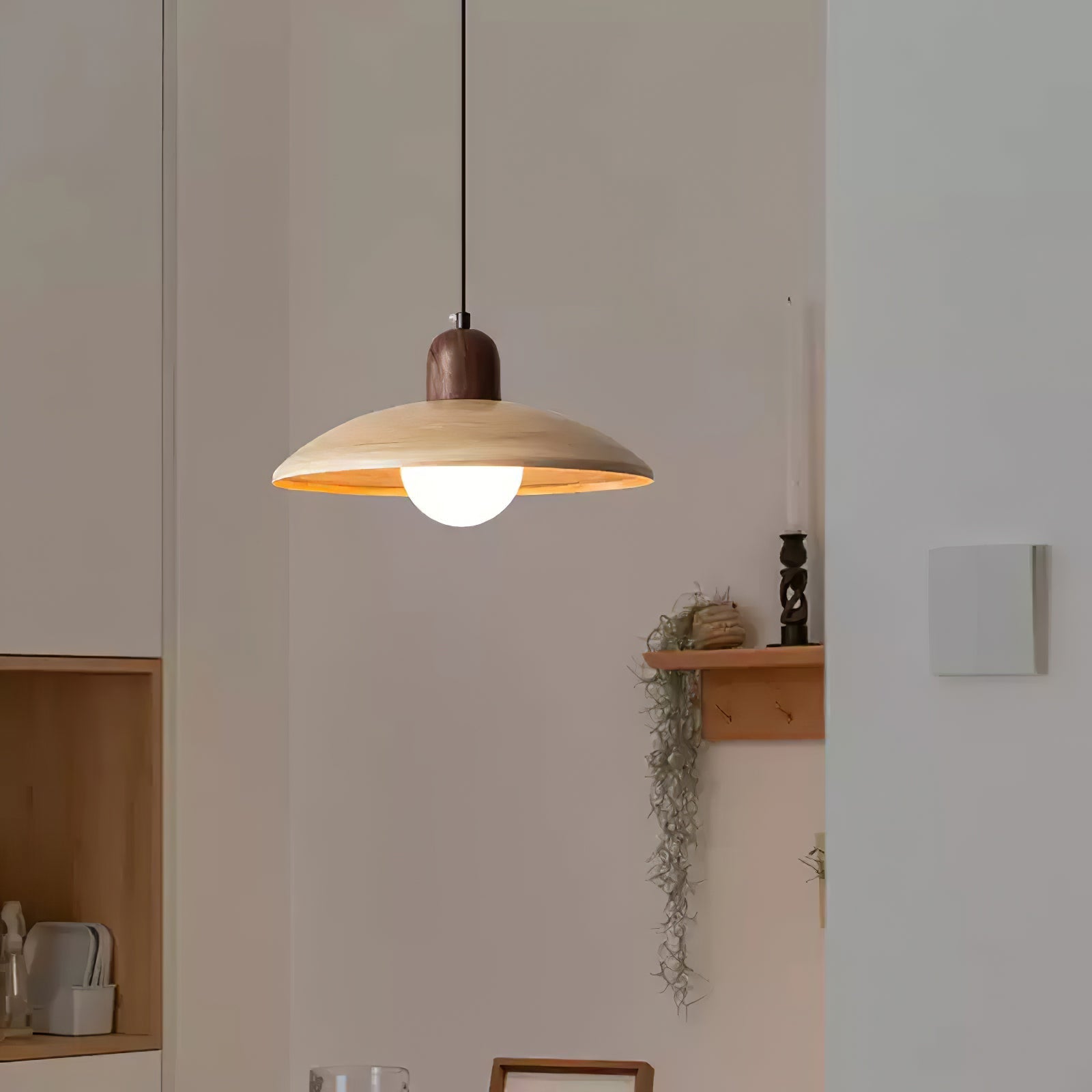 Virel PE Retro Pendant Light-Neutral Decor