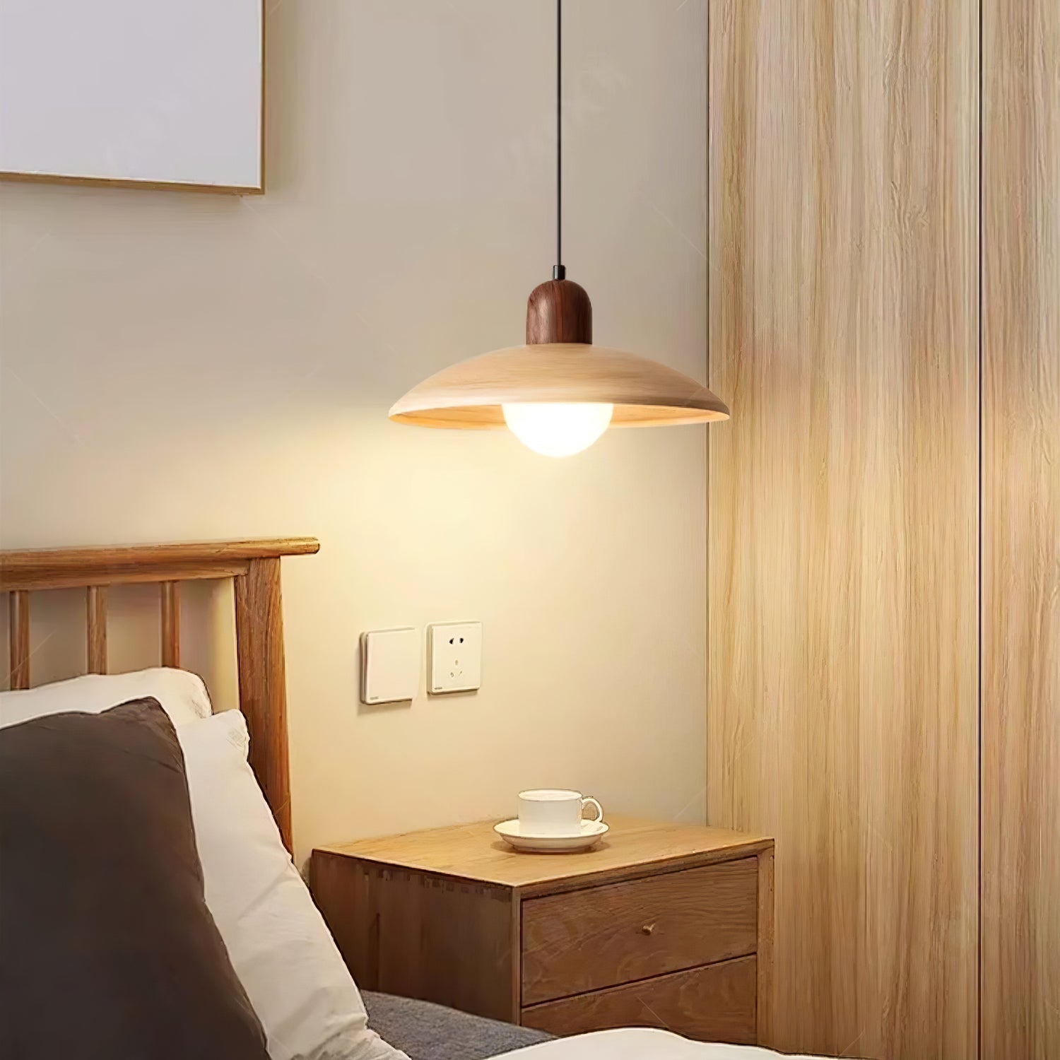 Virel PE Retro Pendant Light-Neutral Decor