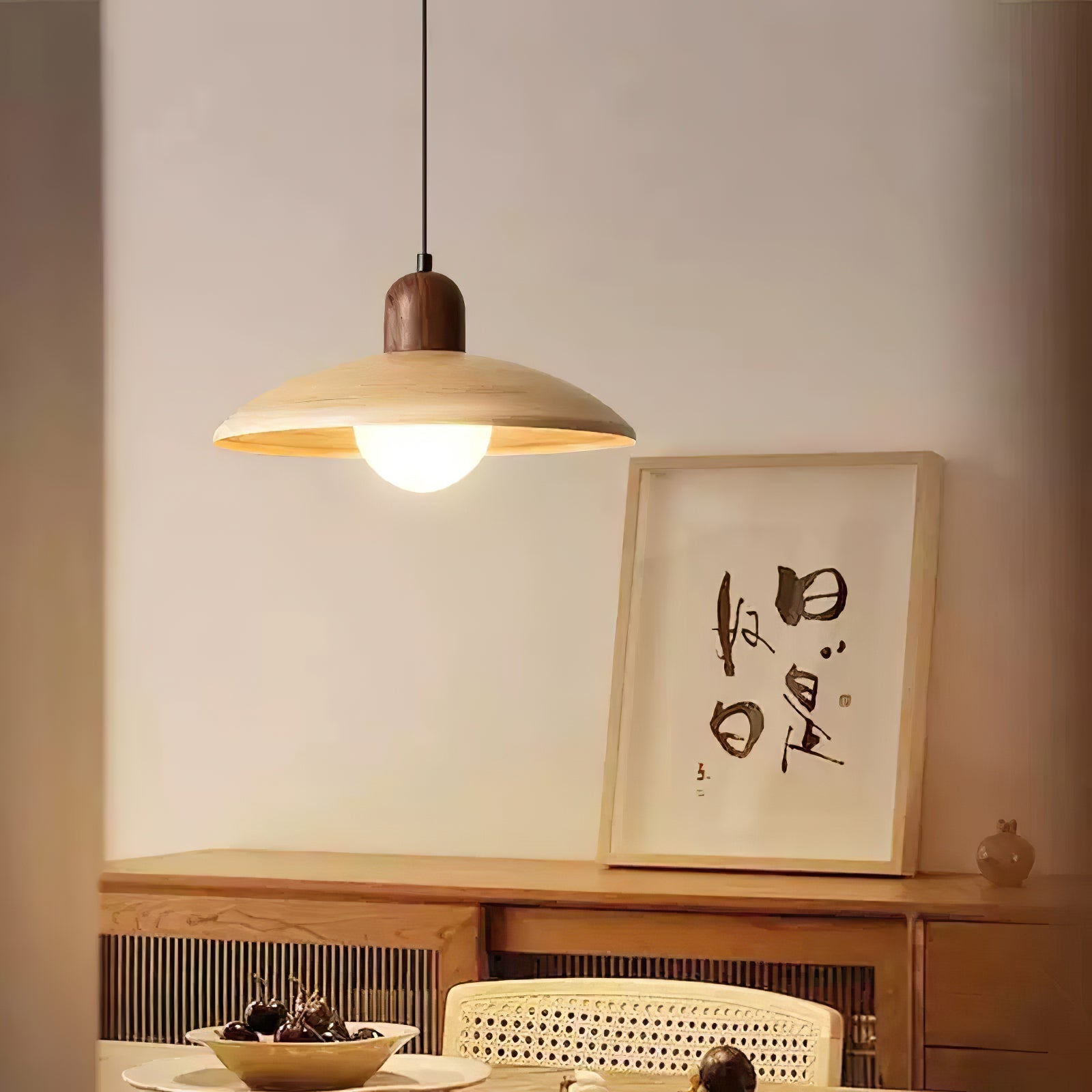 Virel PE Retro Pendant Light-Neutral Decor