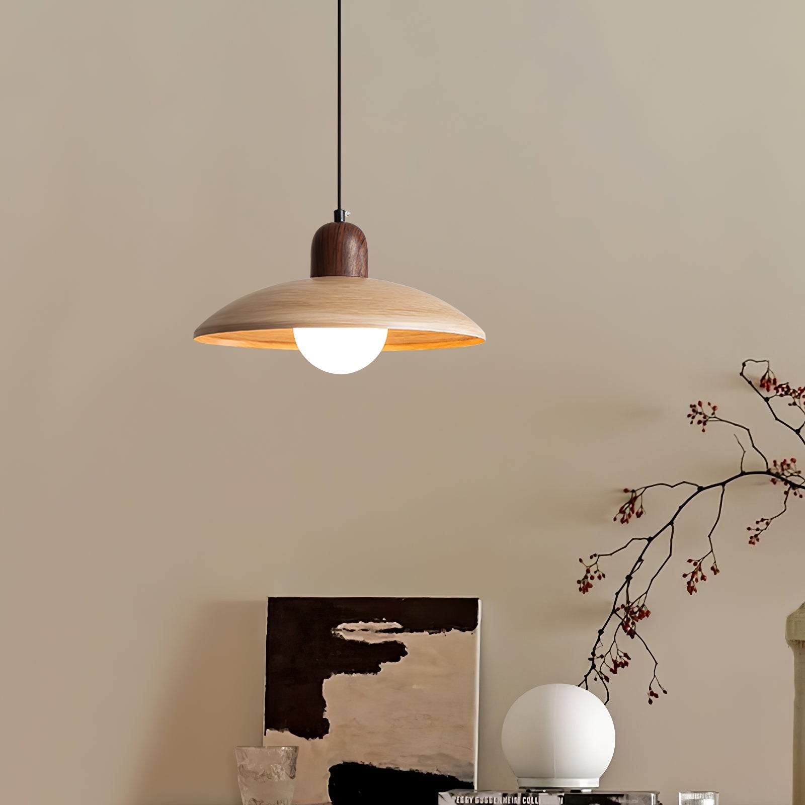 Virel PE Retro Pendant Light-Neutral Decor