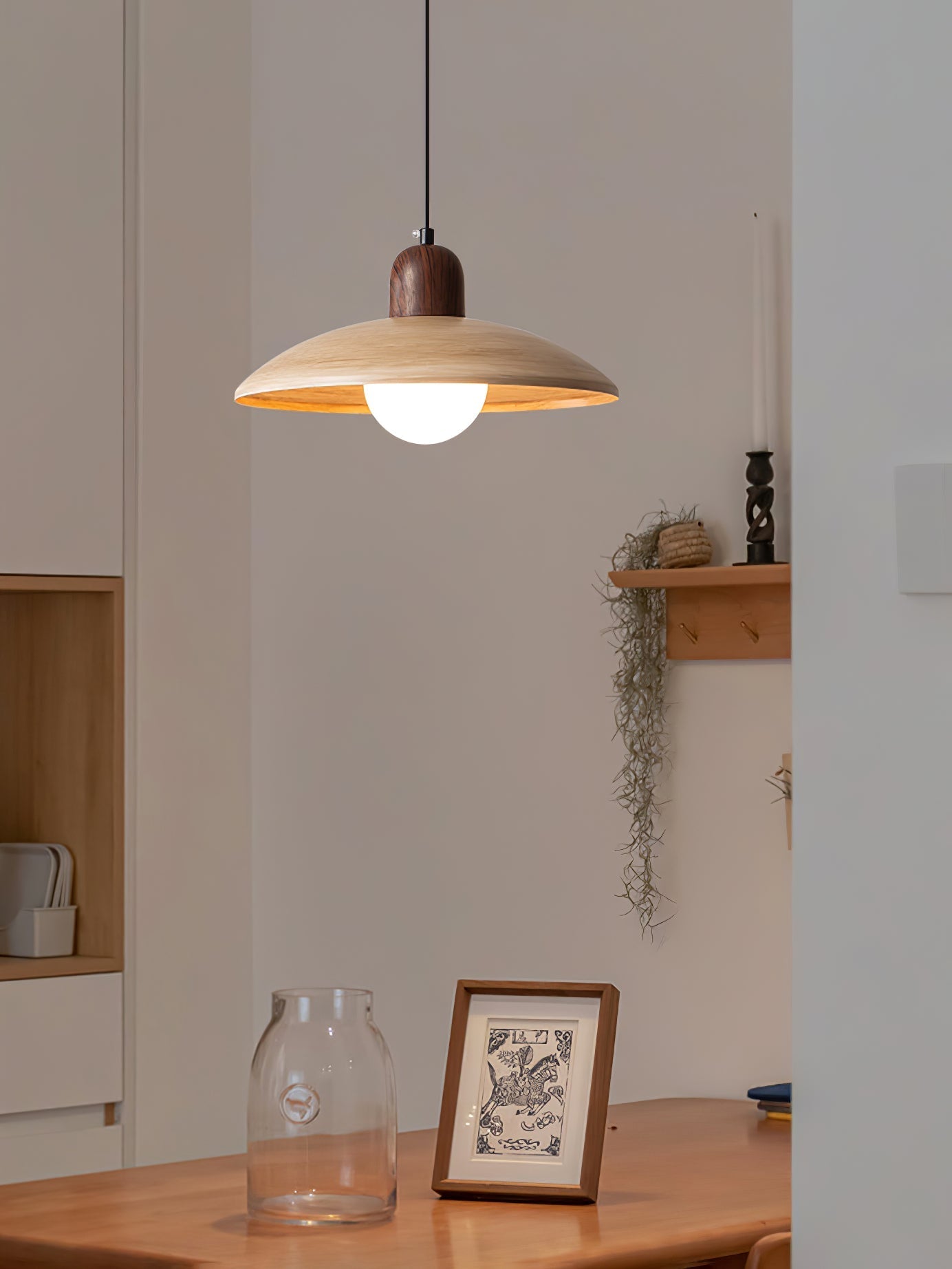 Virel PE Retro Pendant Light-Neutral Decor