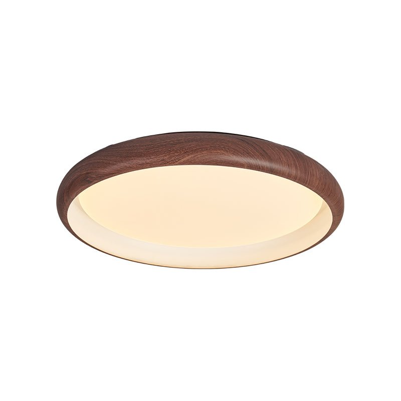 Zesolis Modern Minimalist Walnut Ceiling Light-Neutral Decor