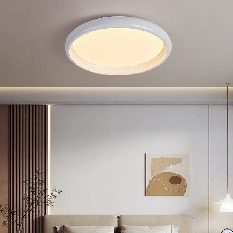 Zesolis Modern Minimalist Walnut Ceiling Light-Neutral Decor