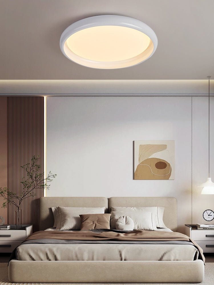 Zesolis Modern Minimalist Walnut Ceiling Light-Neutral Decor