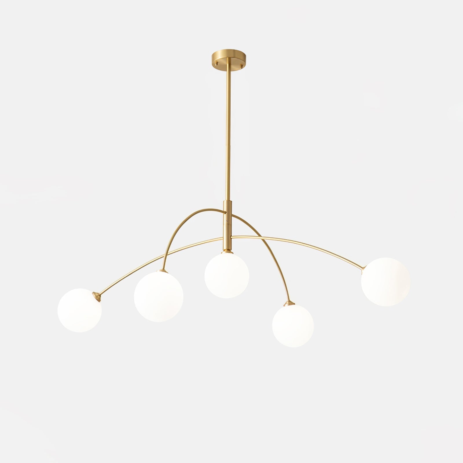 Lustra Chandelier Valentina Arc Brass Elegant-Neutral Decor