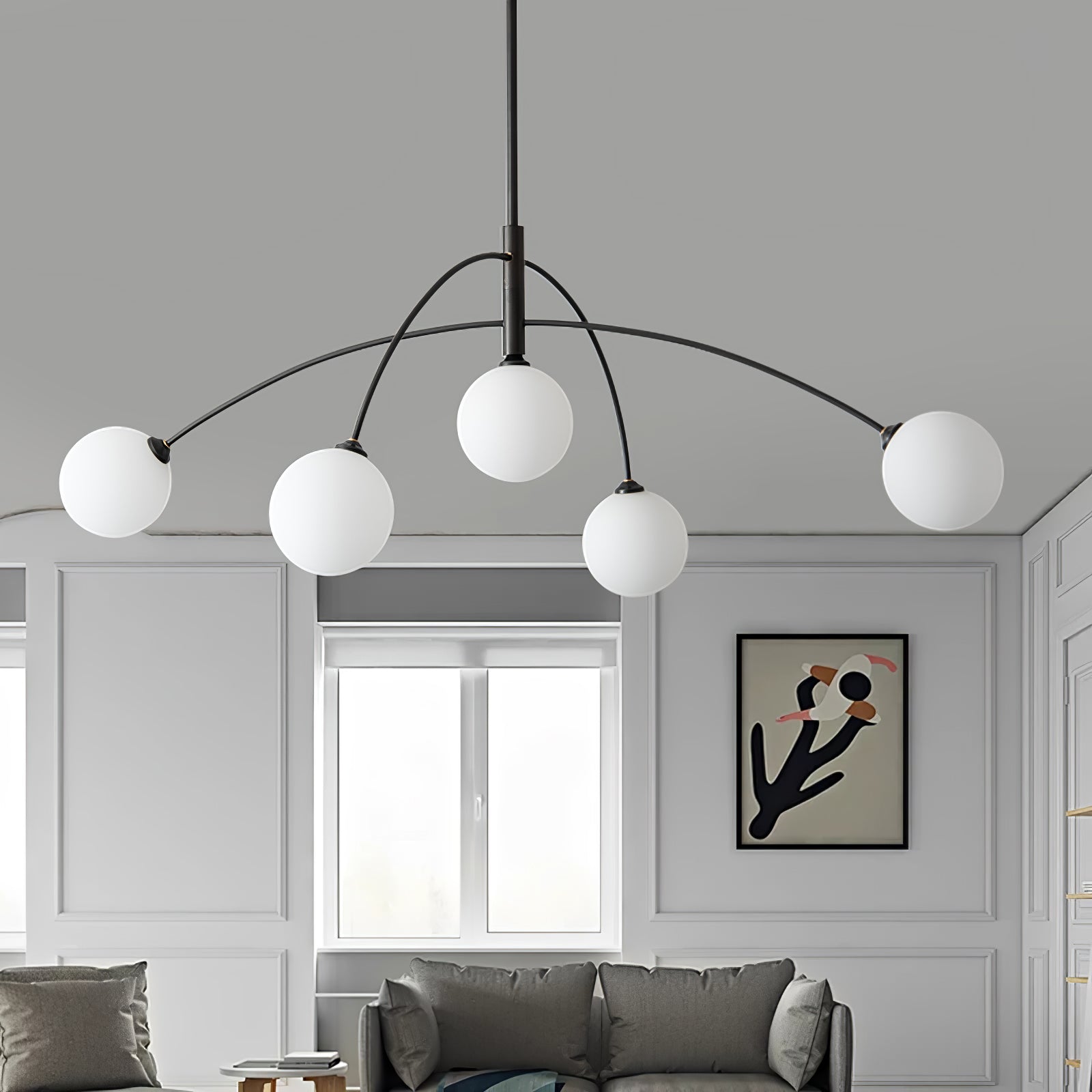 Lustra Chandelier Valentina Arc Brass Elegant-Neutral Decor