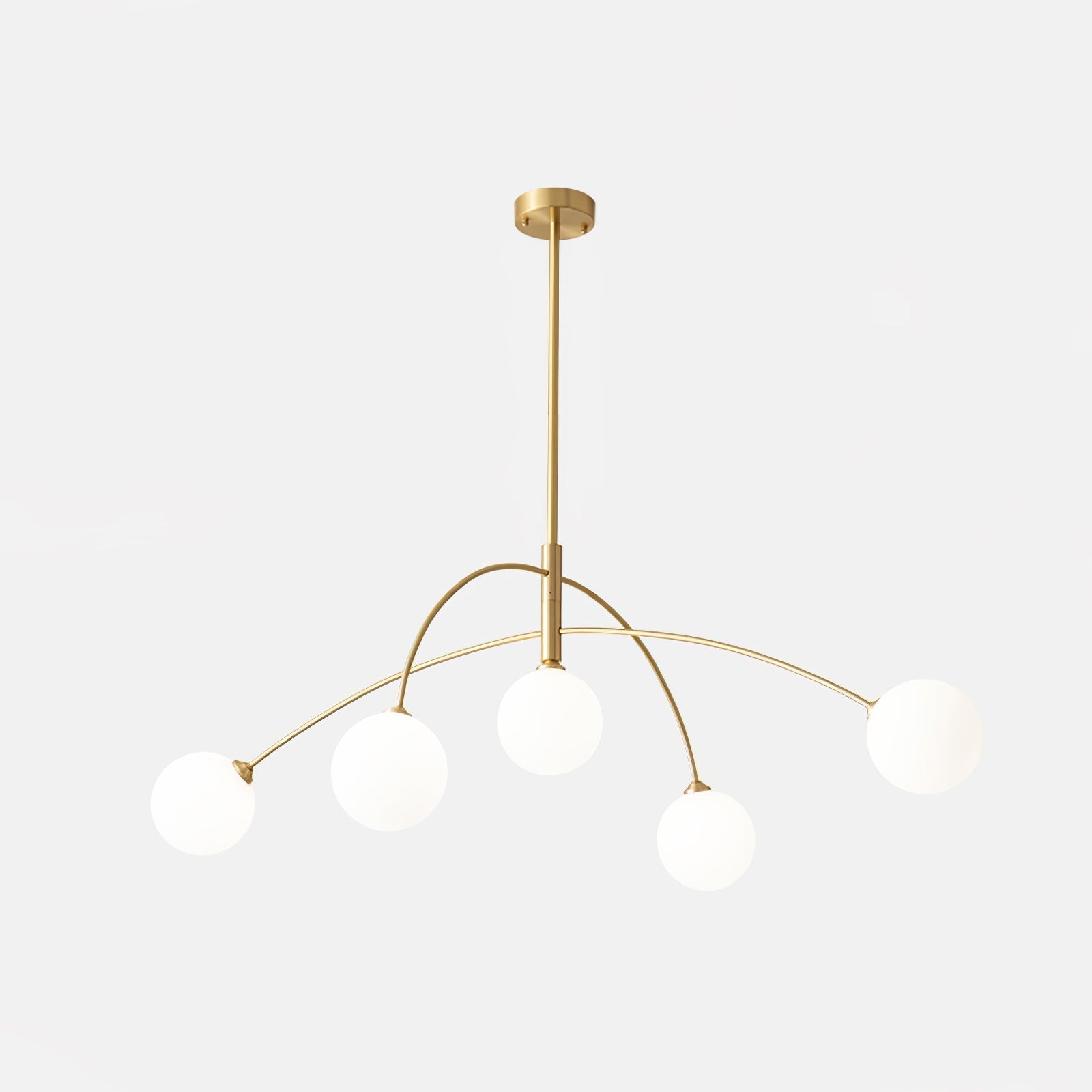 Lustra Chandelier Valentina Arc Brass Elegant-Neutral Decor