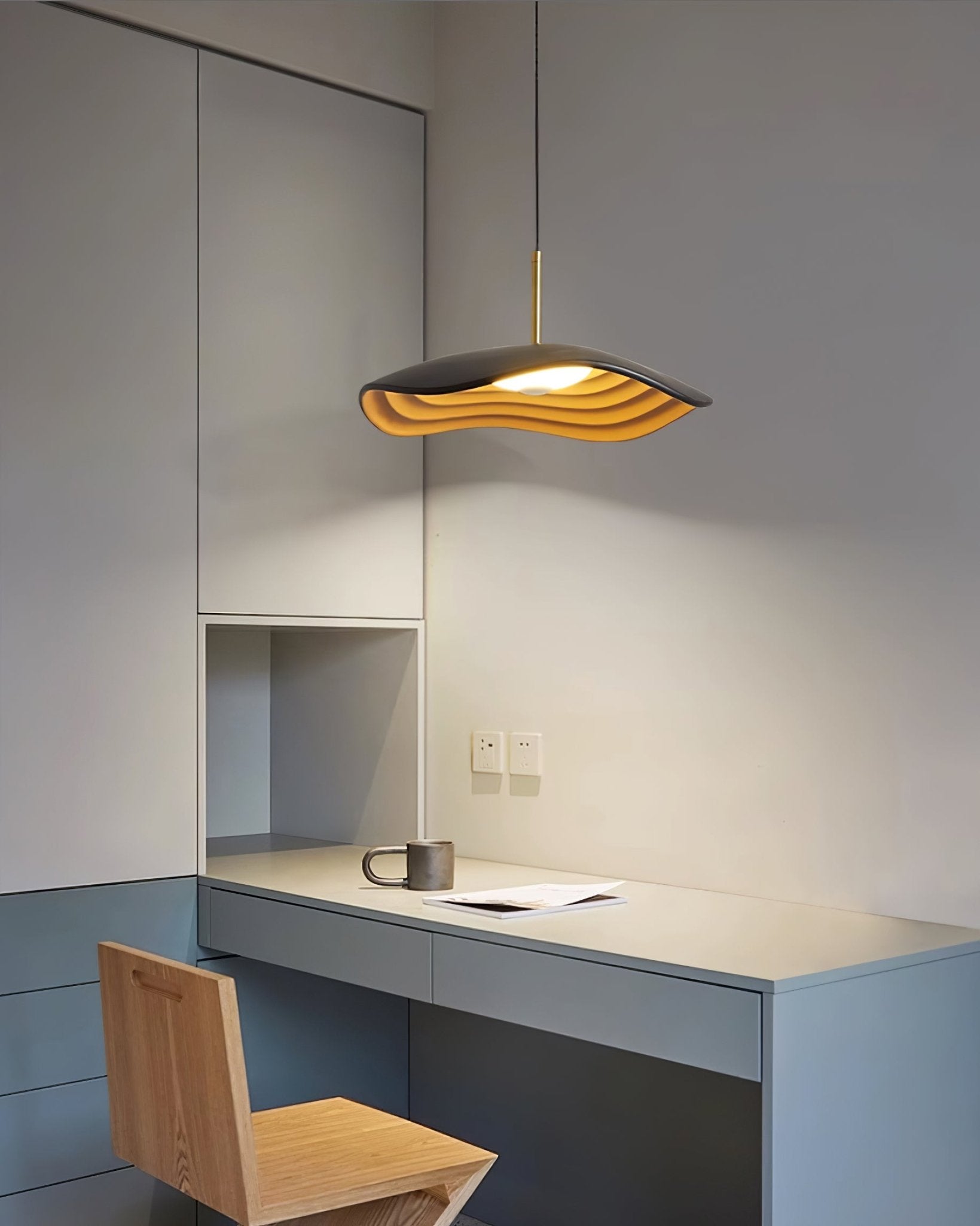 Zynthra Resin Artistic Pendant Lamp-Neutral Decor
