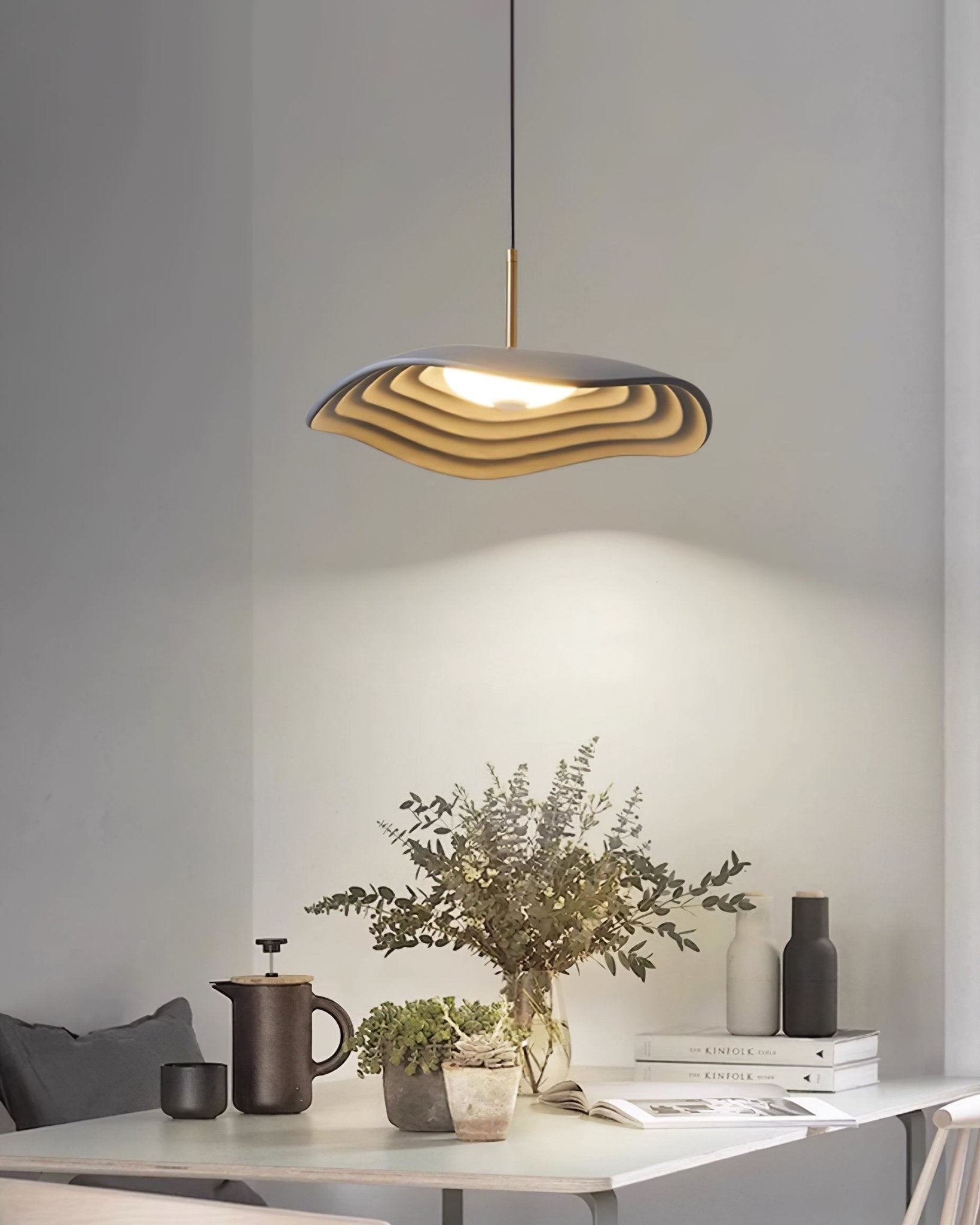 Zynthra Resin Artistic Pendant Lamp-Neutral Decor