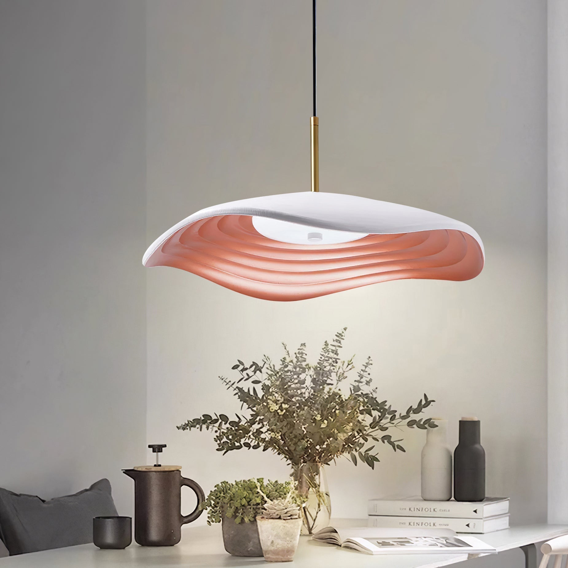 Zynthra Resin Artistic Pendant Lamp-Neutral Decor