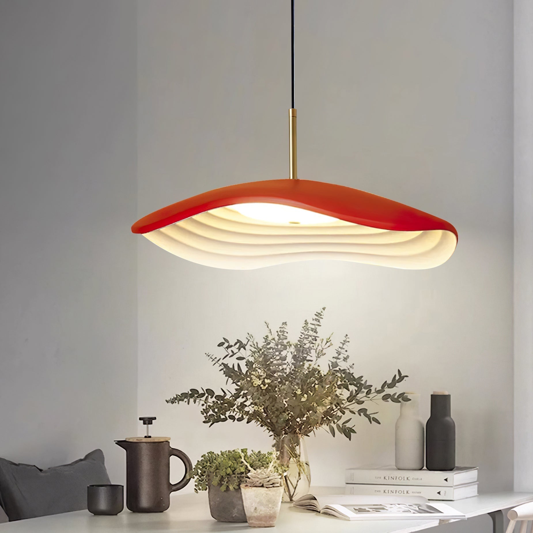 Zynthra Resin Artistic Pendant Lamp-Neutral Decor
