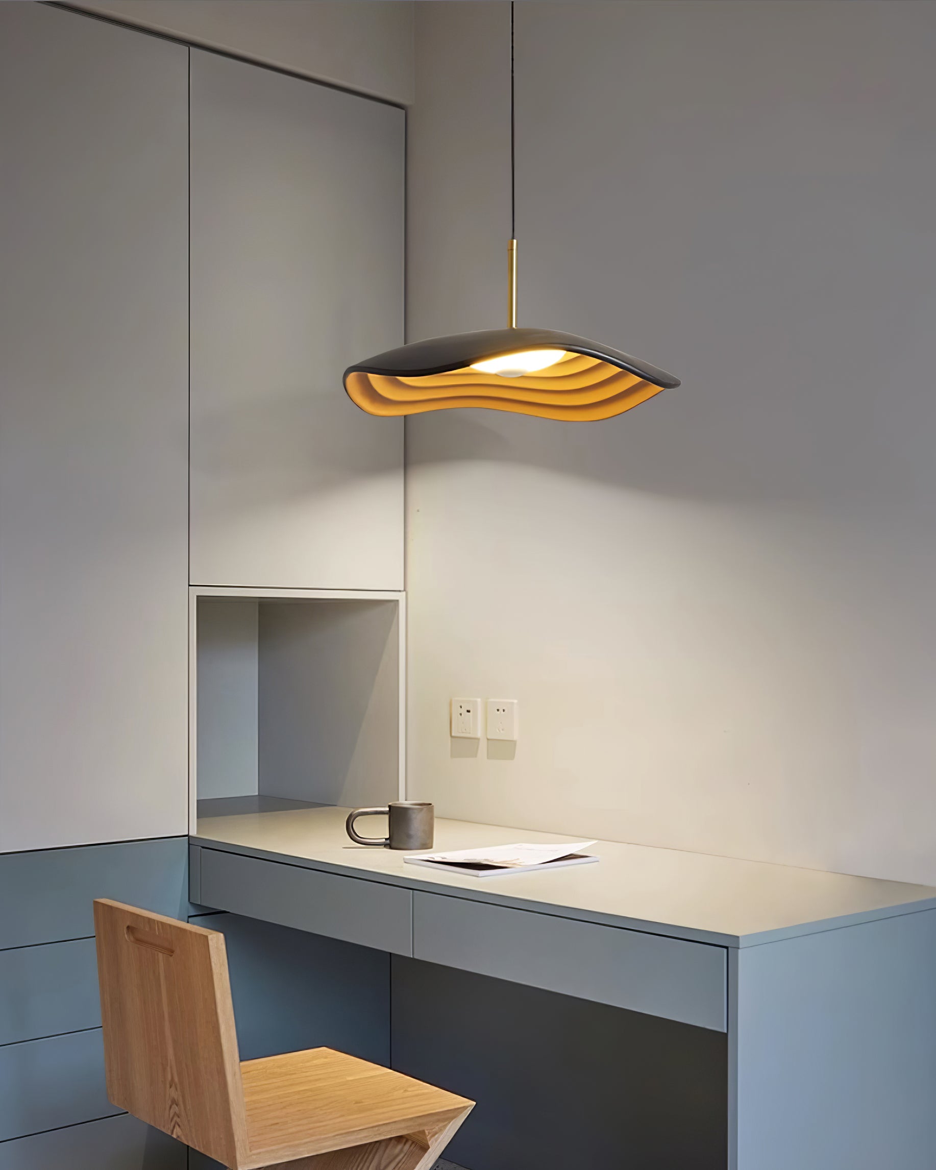Zynthra Resin Artistic Pendant Lamp-Neutral Decor