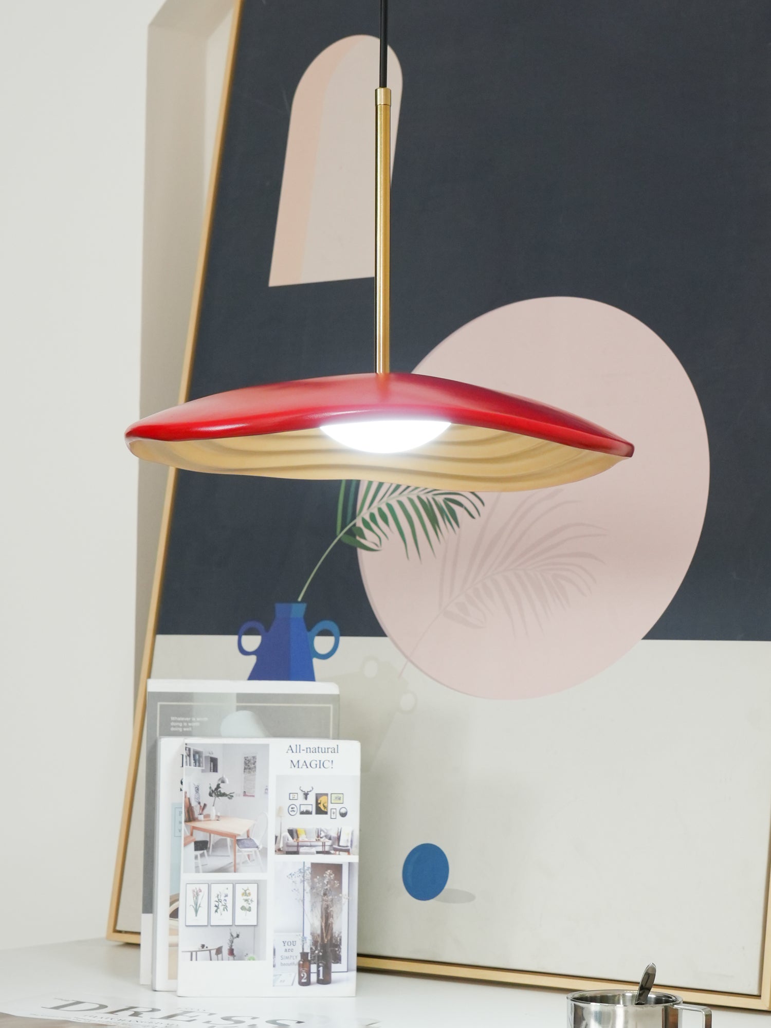 Zynthra Resin Artistic Pendant Lamp-Neutral Decor