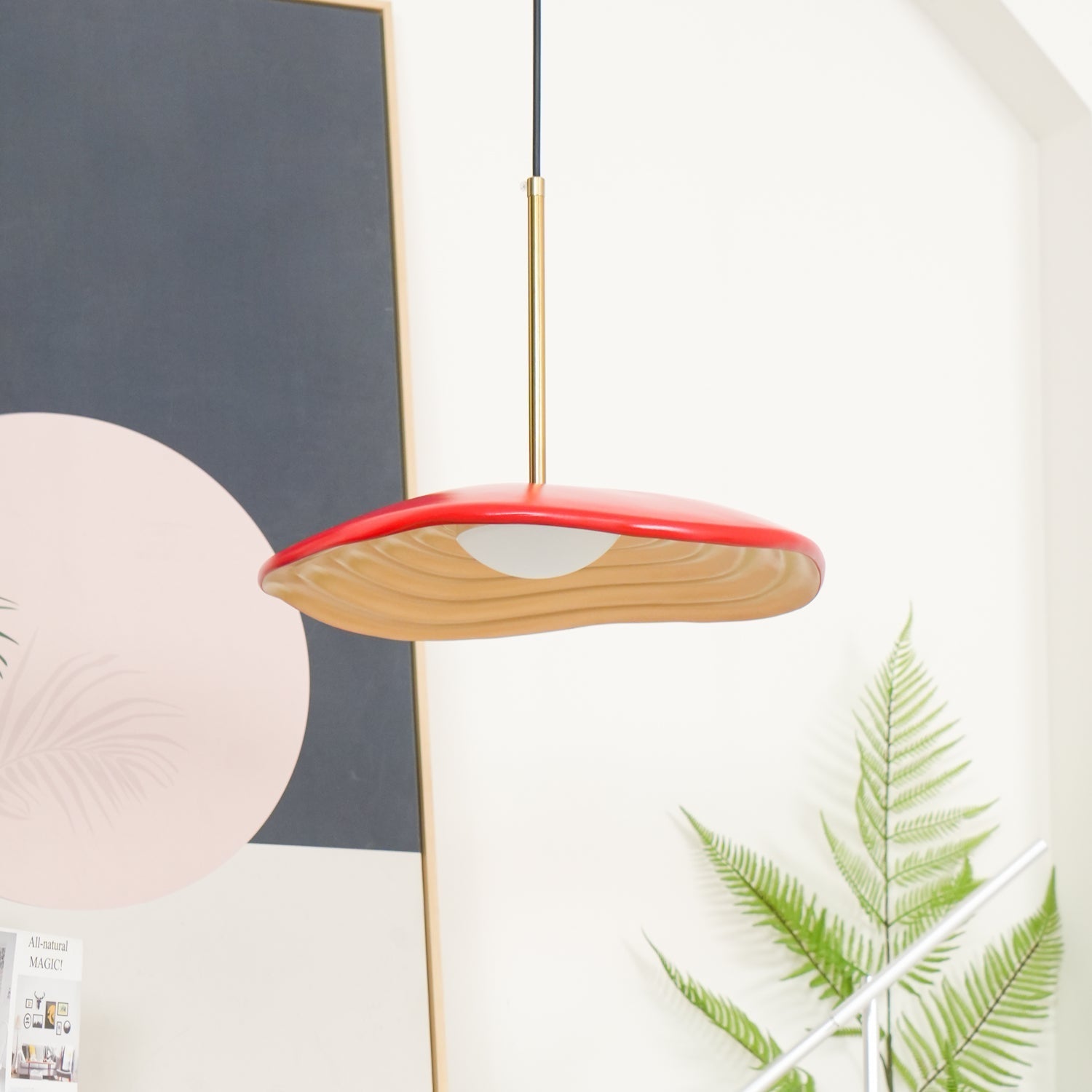 Zynthra Resin Artistic Pendant Lamp-Neutral Decor