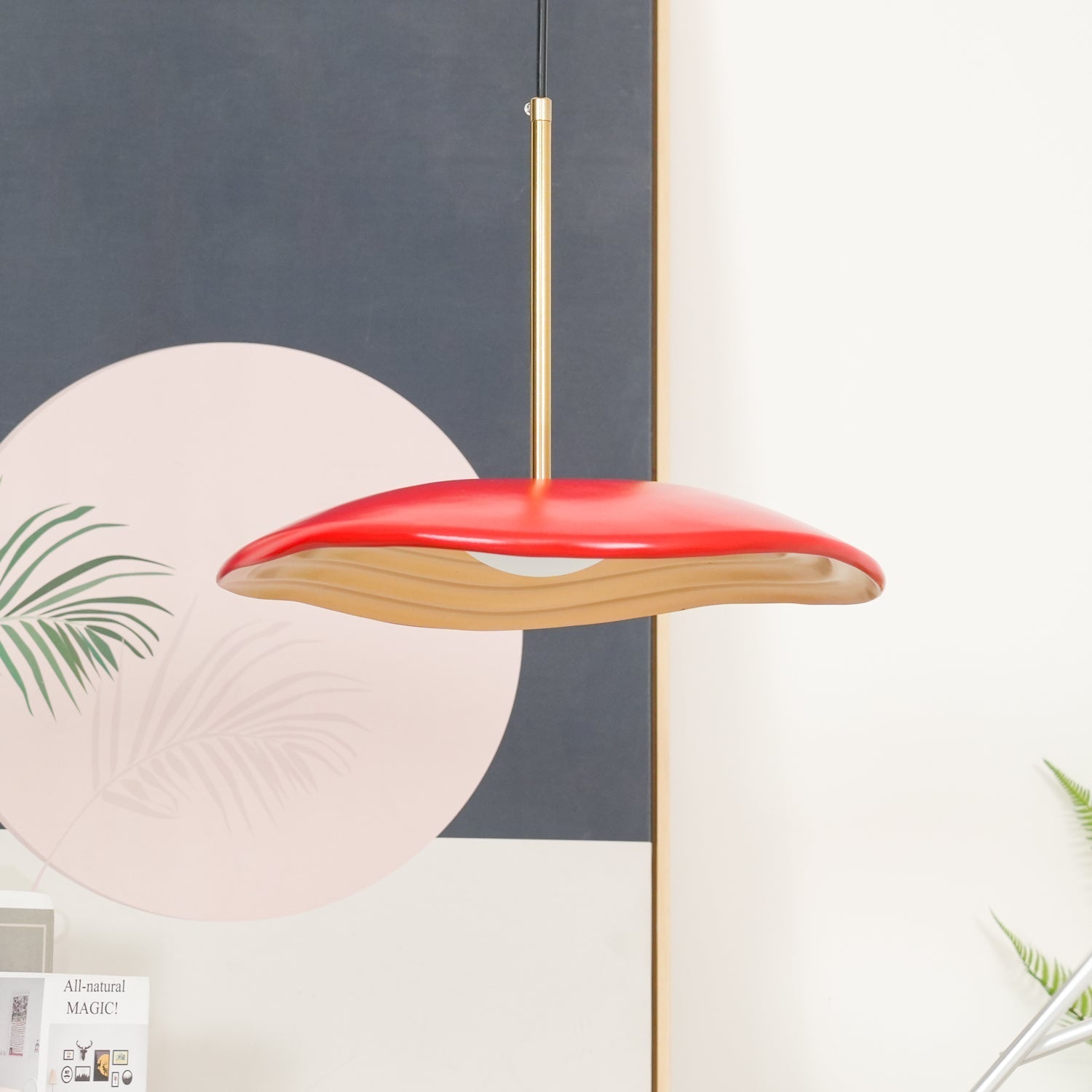 Zynthra Resin Artistic Pendant Lamp-Neutral Decor