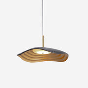 Mariva Pendant Lamp Wave Shape Gold Accent-Neutral Decor