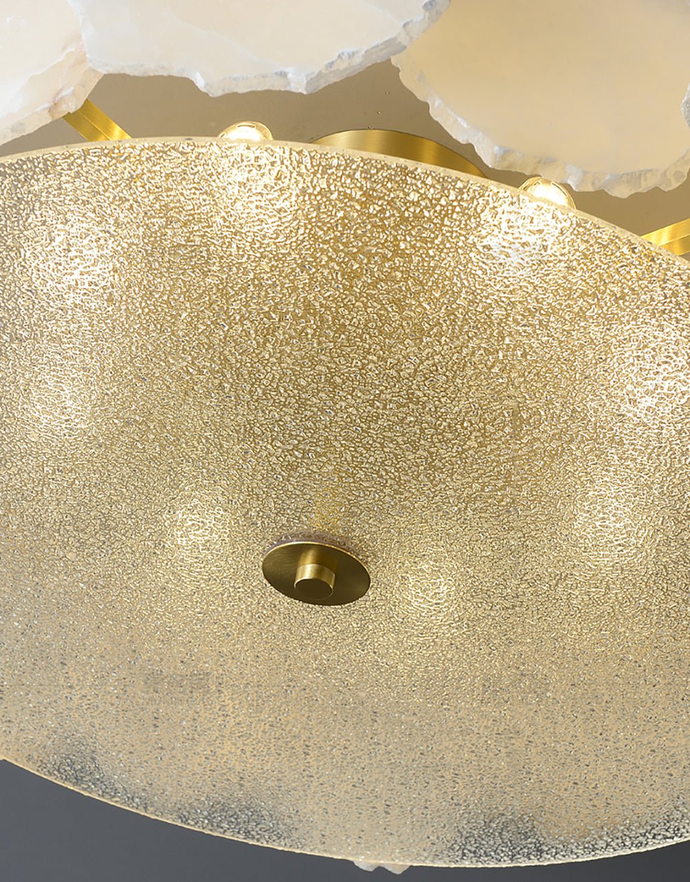 Peld Alabaster Flush Mount Light-Neutral Decor
