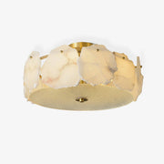 Peld Alabaster Flush Mount Light-Neutral Decor