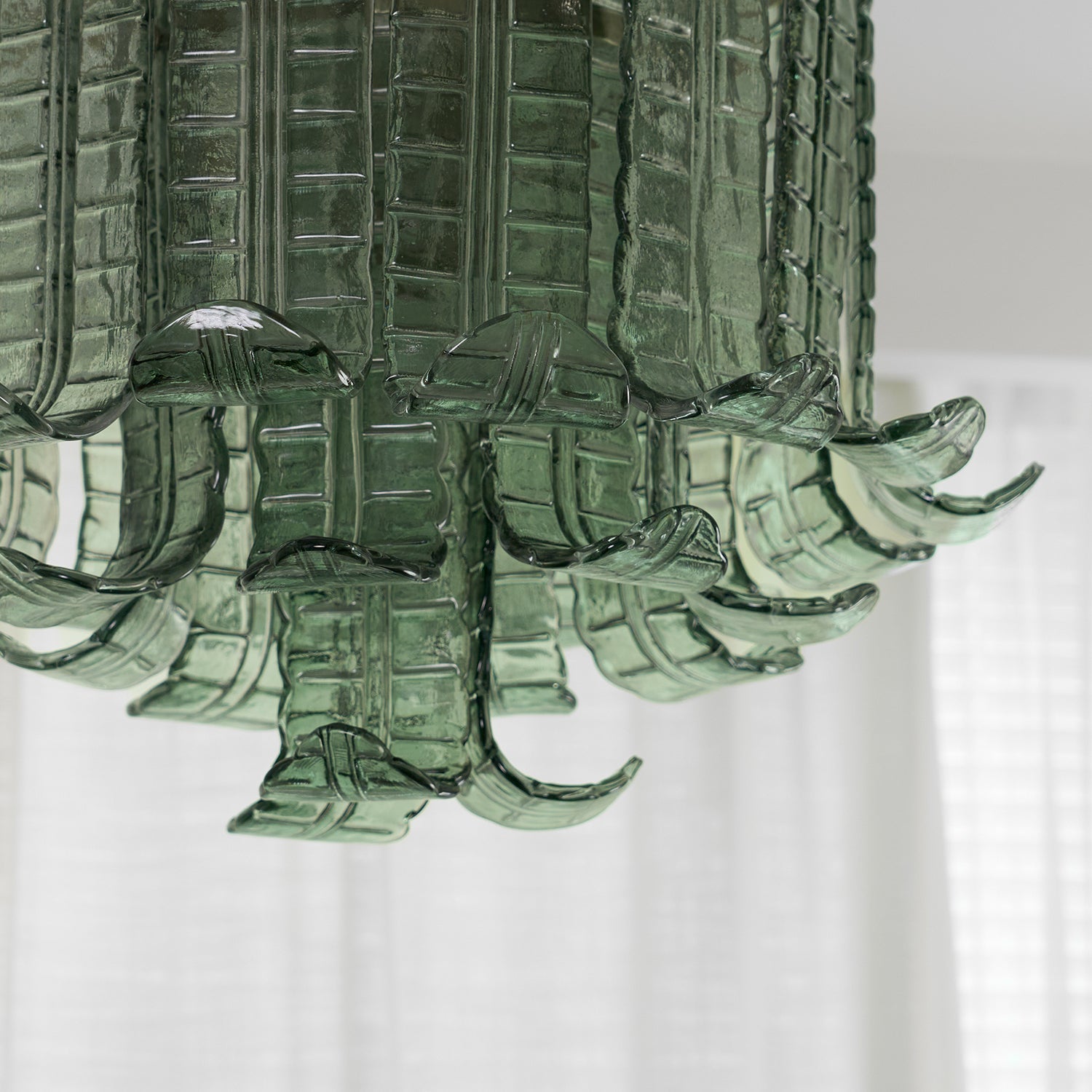 Aurora Ceiling Lamp Murano Glass Petal Vintage-Neutral Decor