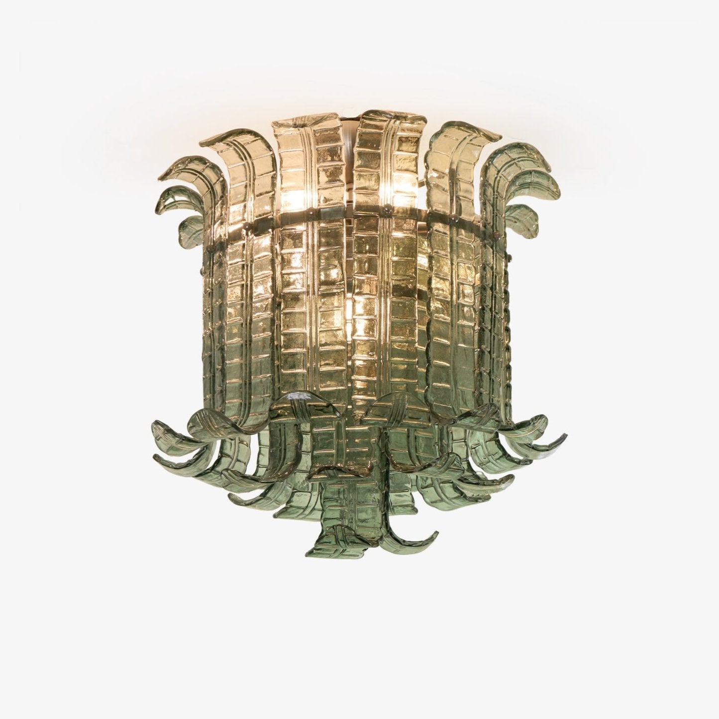 Aurora Ceiling Lamp Murano Glass Petal Vintage-Neutral Decor