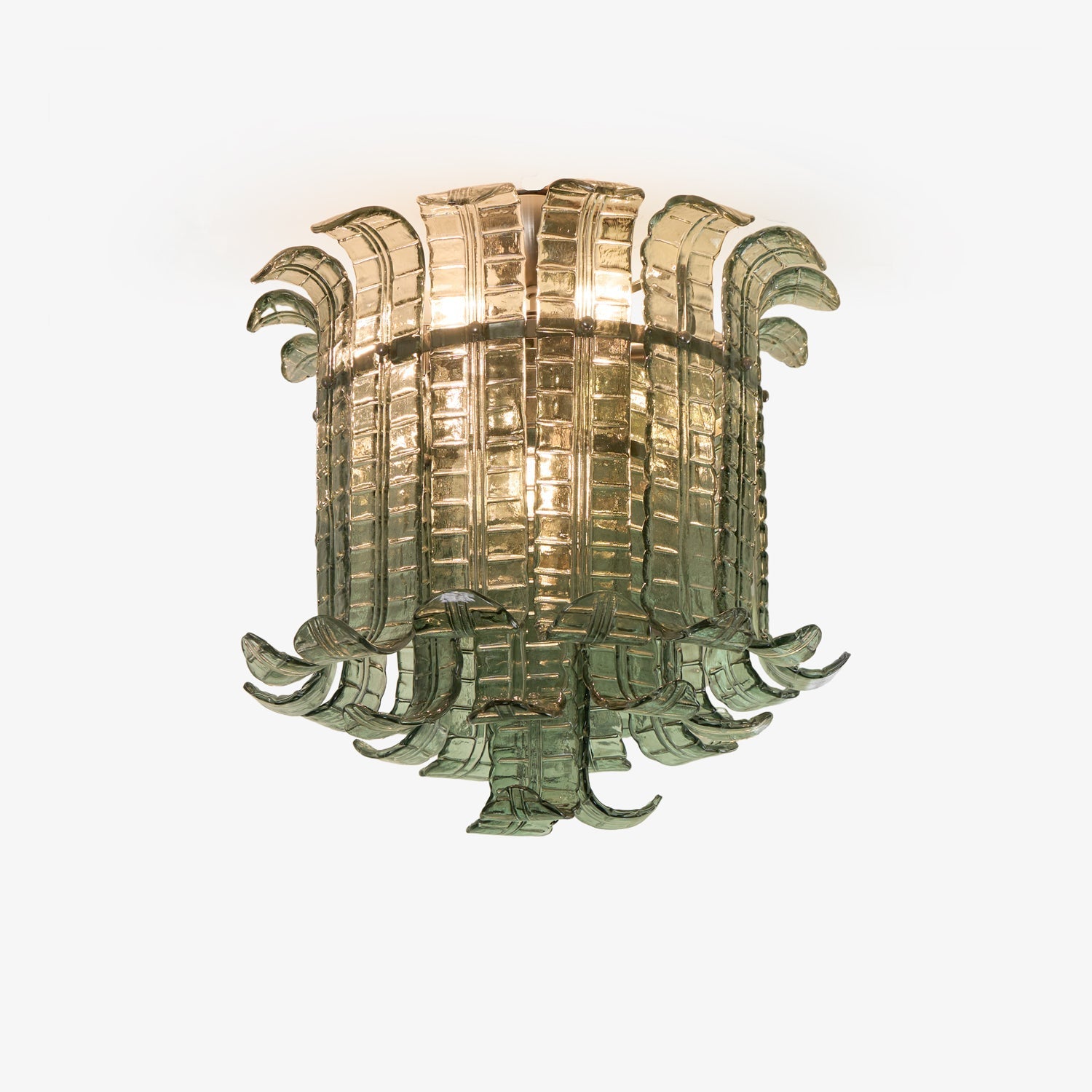 Aurora Ceiling Lamp Murano Glass Petal Vintage-Neutral Decor