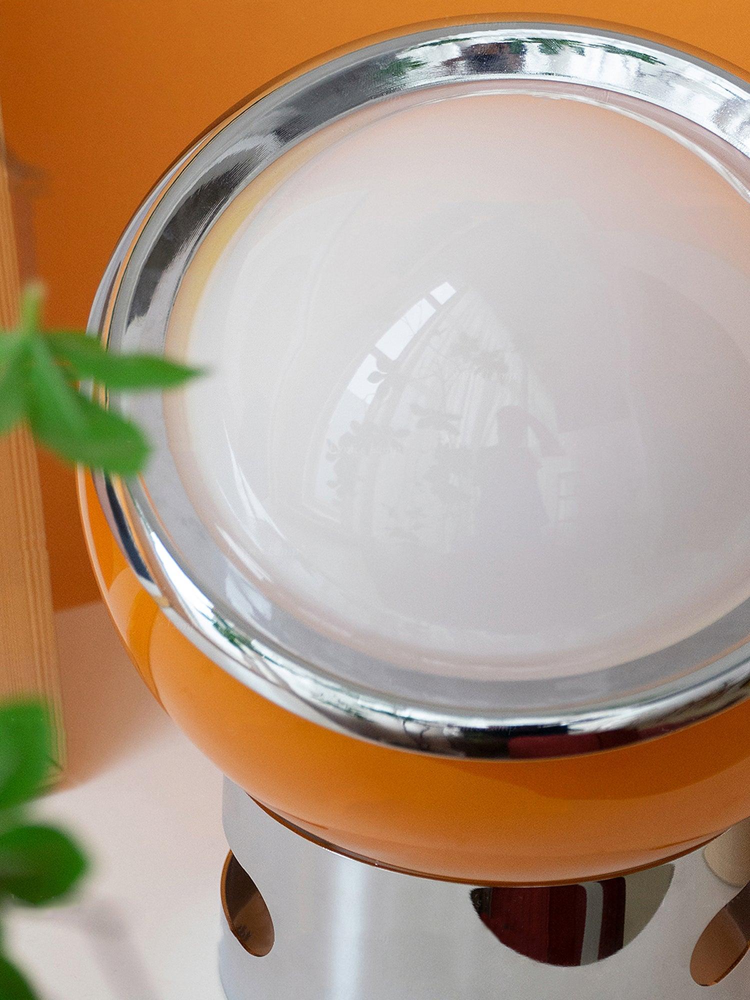Halonce Steel Futuristic Table Lamp-Neutral Decor