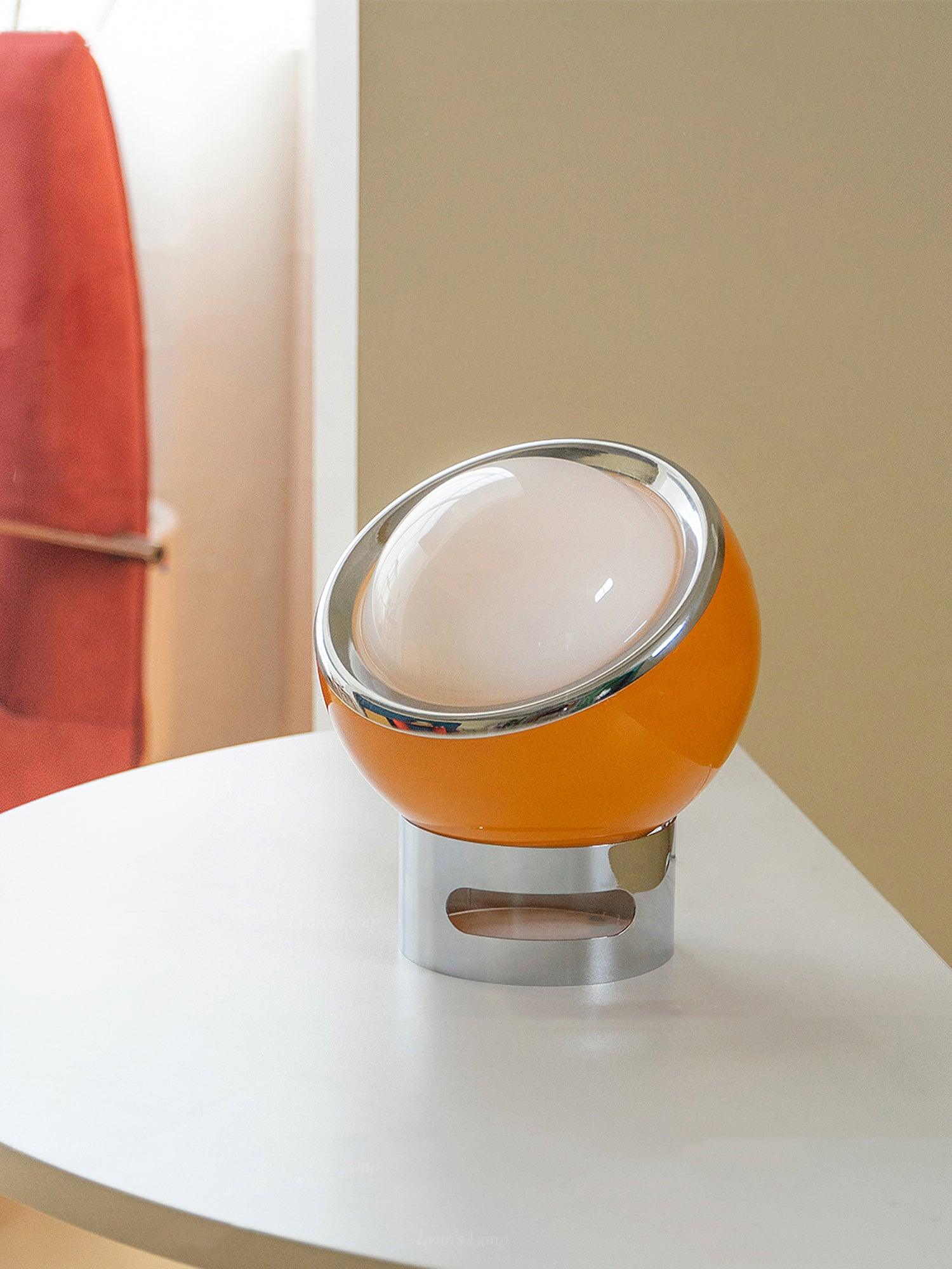 Halonce Steel Futuristic Table Lamp-Neutral Decor