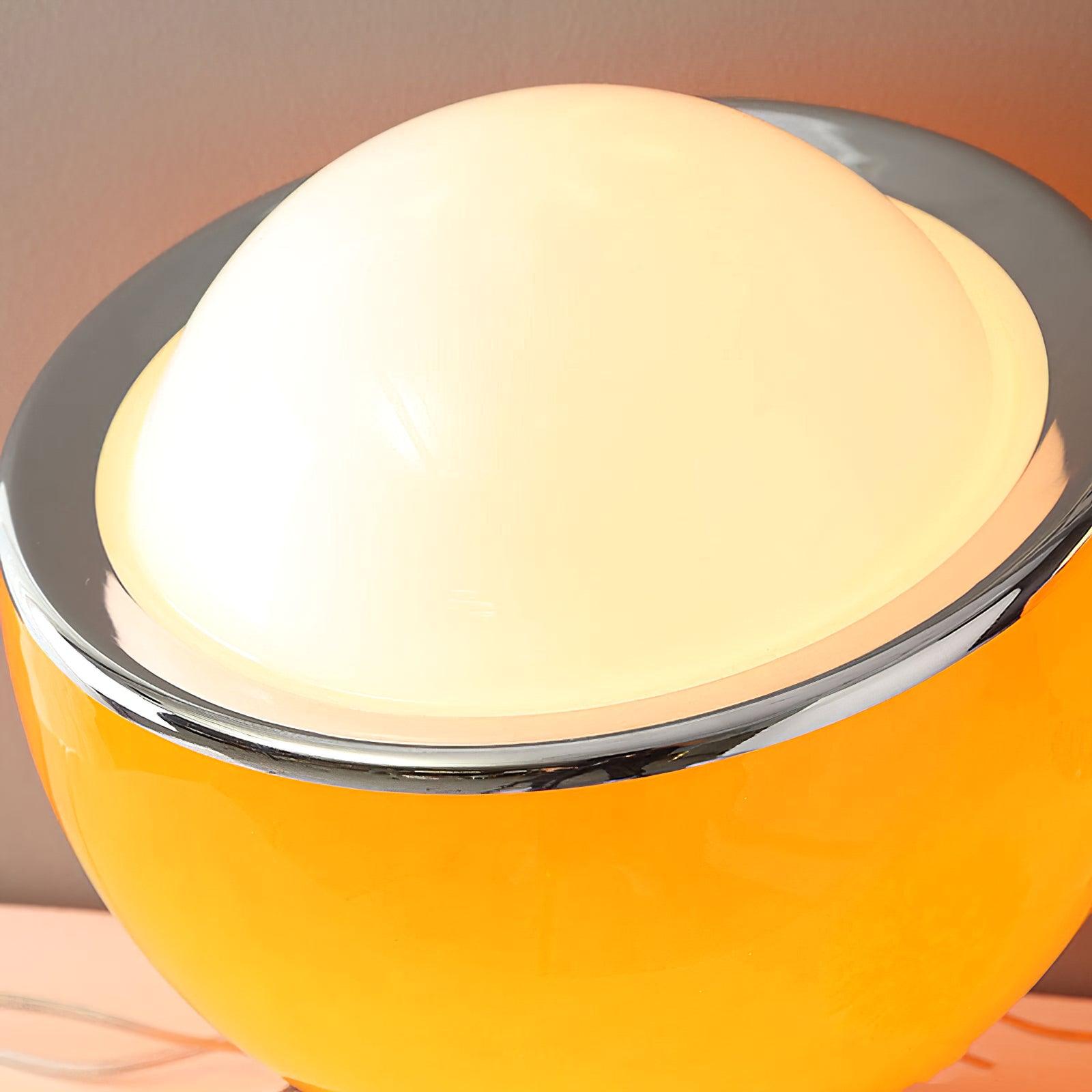 Halonce Steel Futuristic Table Lamp-Neutral Decor