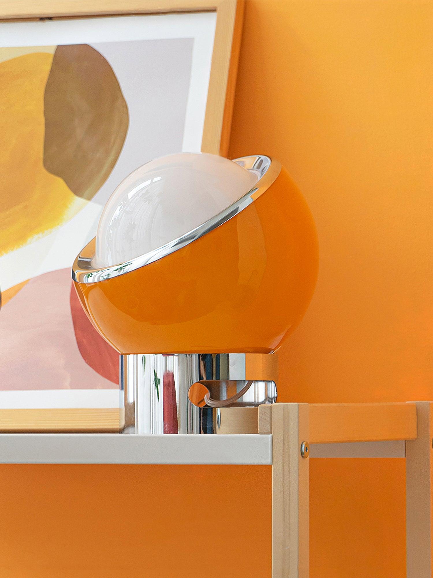 Halonce Steel Futuristic Table Lamp-Neutral Decor