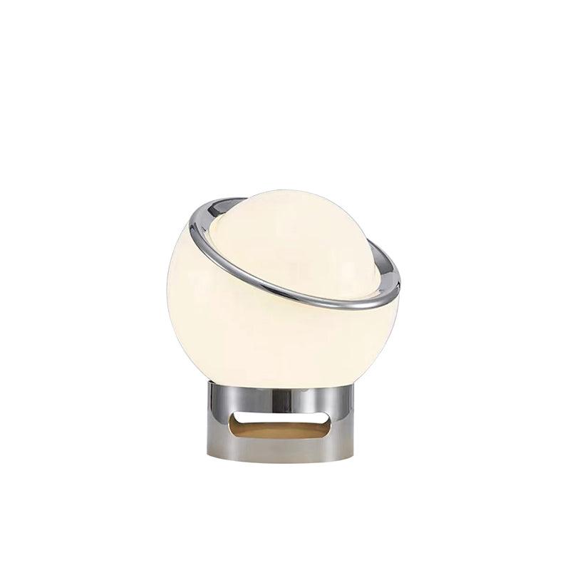 Halonce Steel Futuristic Table Lamp-Neutral Decor
