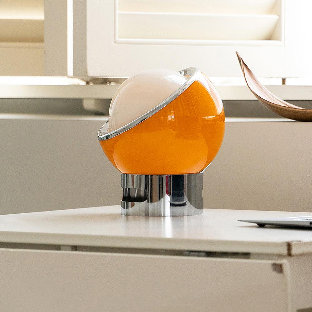 Halonce Steel Futuristic Table Lamp-Neutral Decor