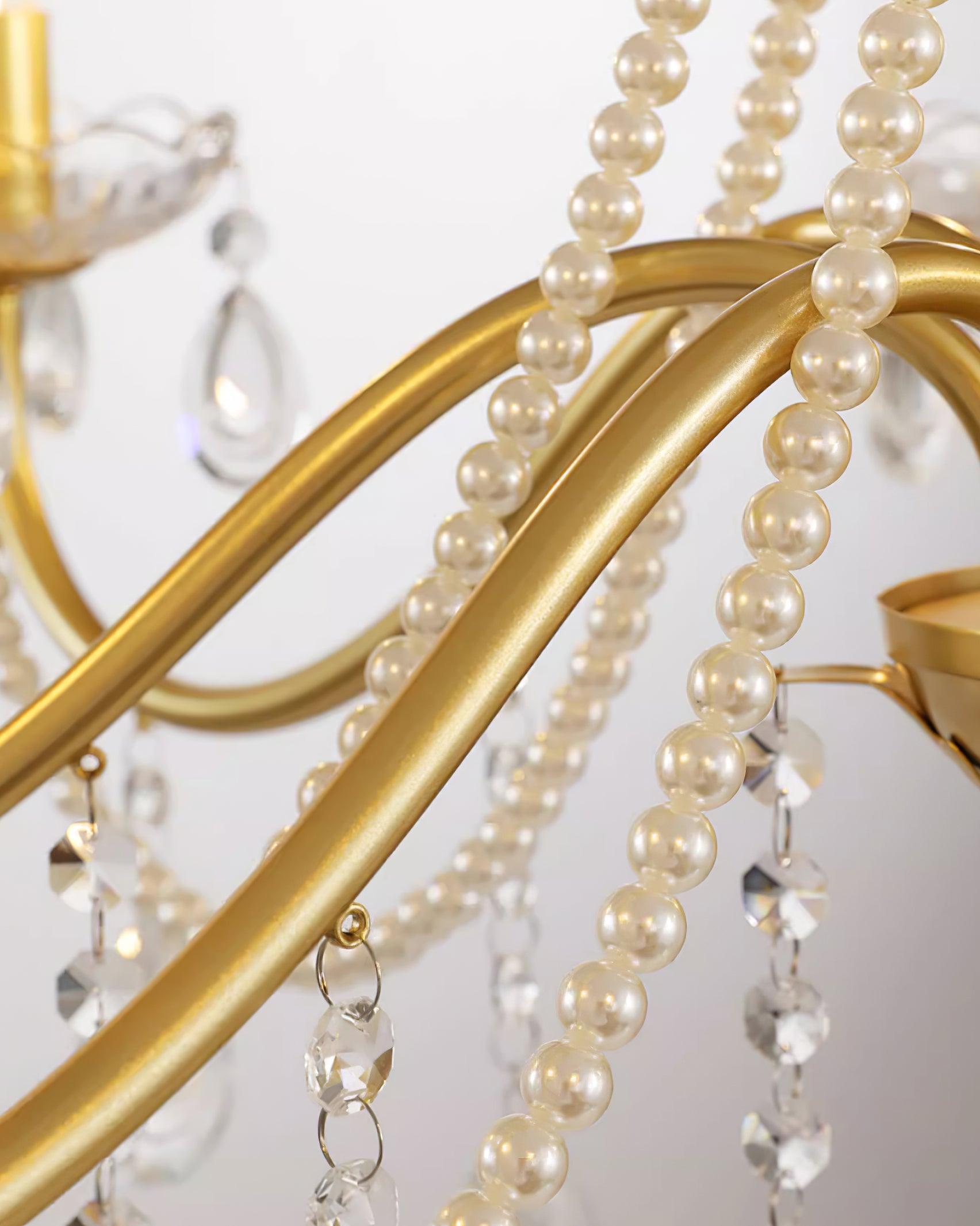 Elysion Gold Crystal Chandelier
