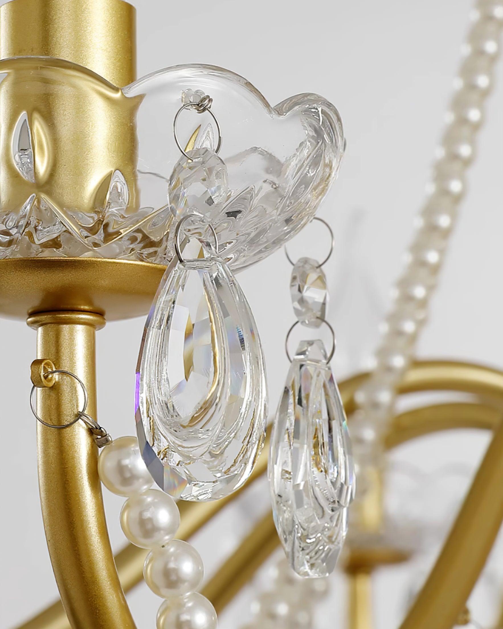 Elysion Gold Crystal Chandelier