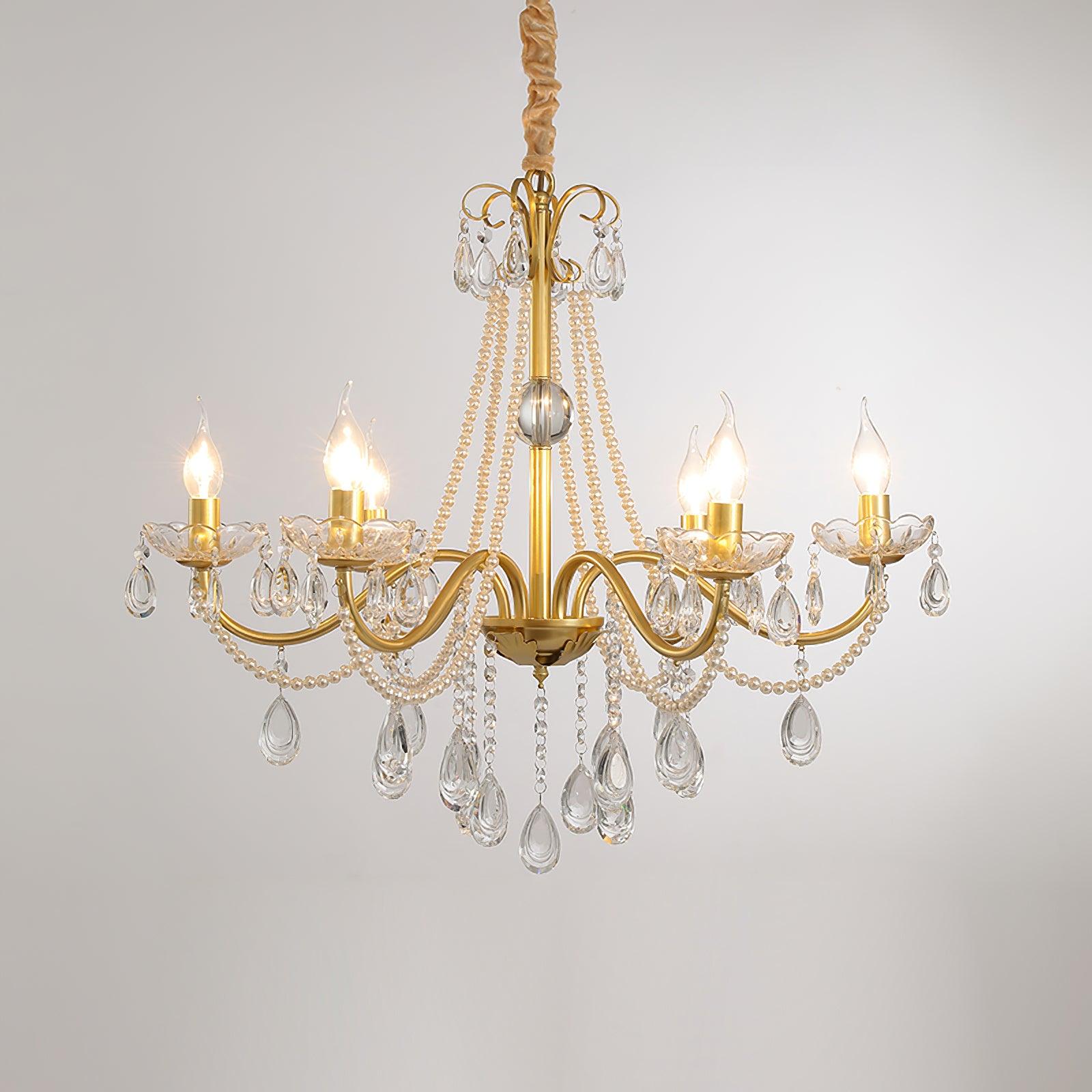 Elysion Gold Crystal Chandelier